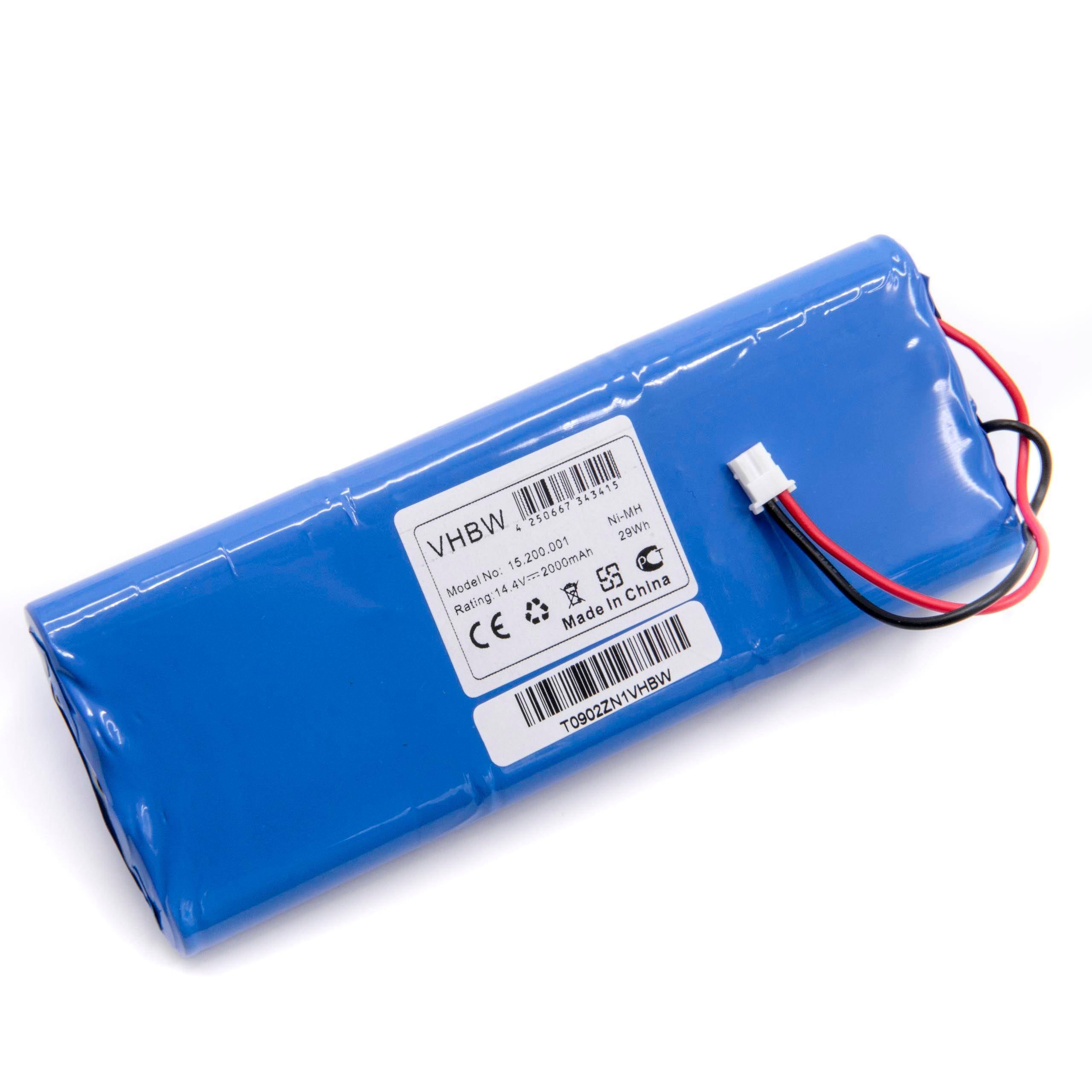 vhbw Akku kompatibel mit OZROLL ODS Controller | E-Port Controller Fernbedienung Remote Control (2000 mAh, 14,4 V, NiMH)-1