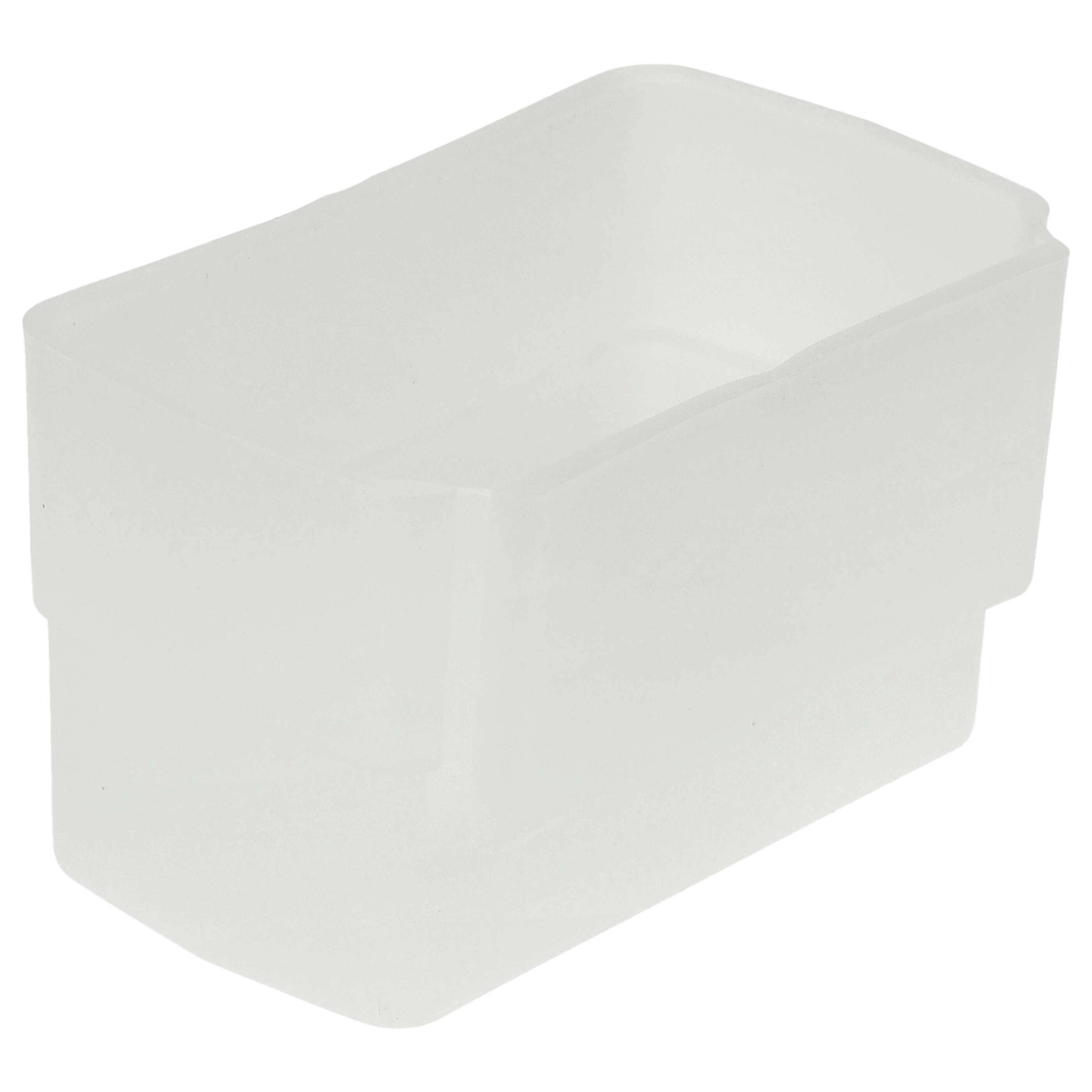 vhbw Blitz-Diffusor kompatibel mit Olympus FL-36 | FL-36R Blitz, Kamera - Kunststoff Weiß, 4,4 x 6,9 cm-0