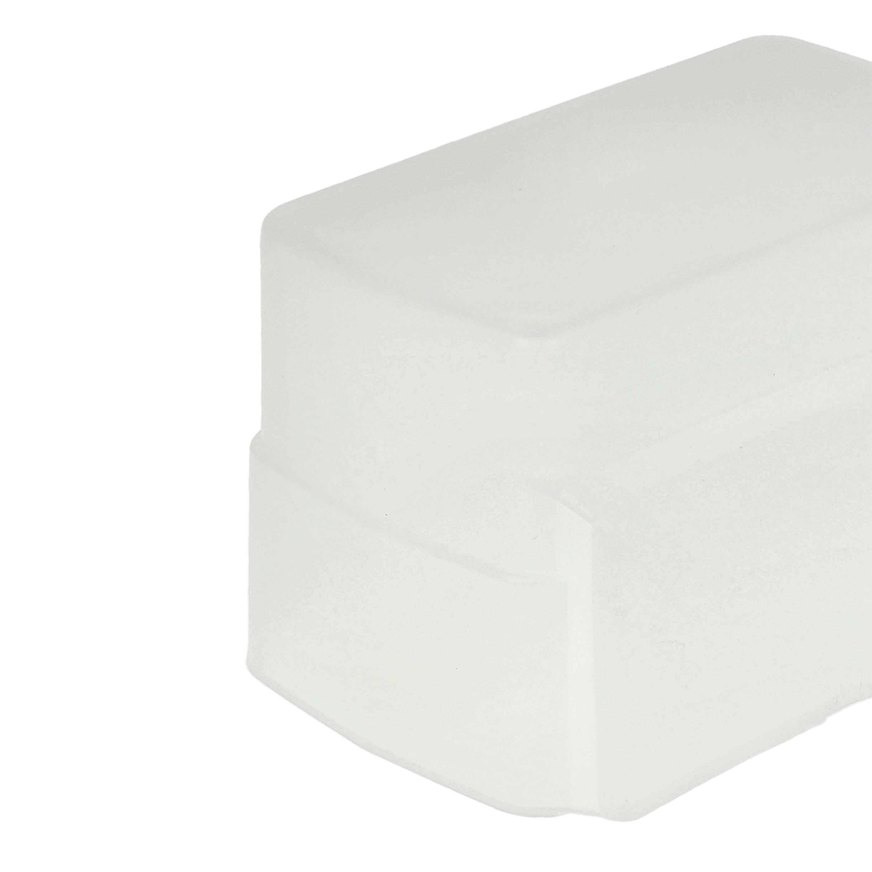 vhbw Blitz-Diffusor kompatibel mit Olympus FL-36 | FL-36R Blitz, Kamera - Kunststoff Weiß, 4,4 x 6,9 cm-3