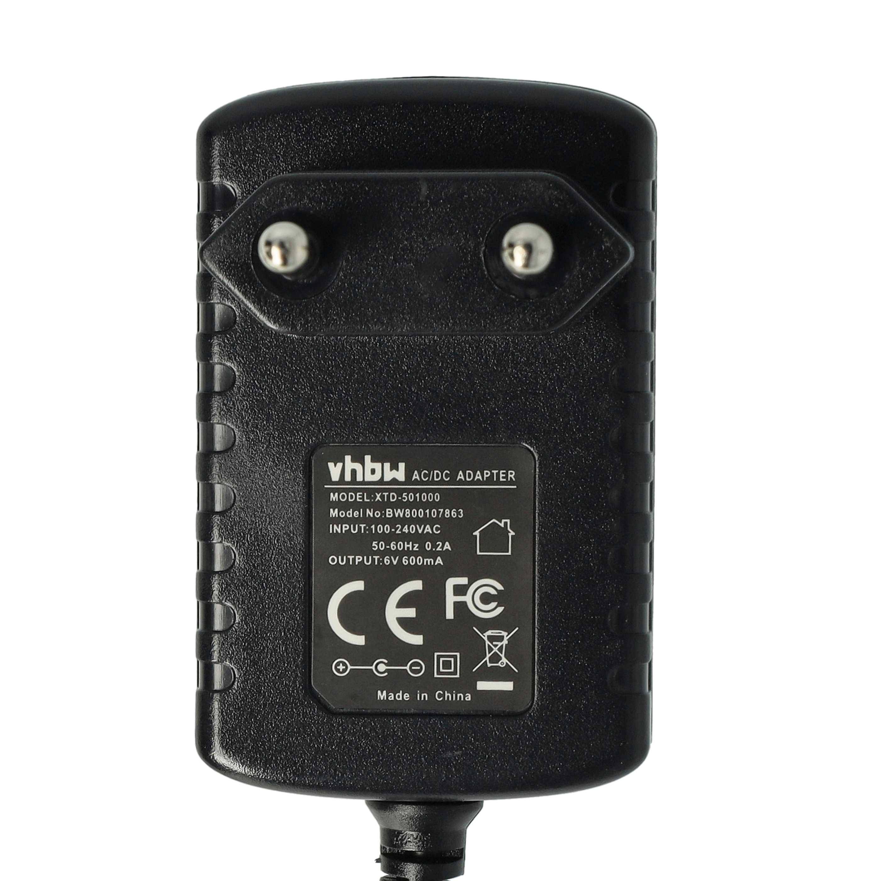 vhbw Netzteil kompatibel mit Hartmann Tensoval Blutdruckmessgerät | 200 cm - Ersatz für Hartmann 8194047/01, 900 153-4