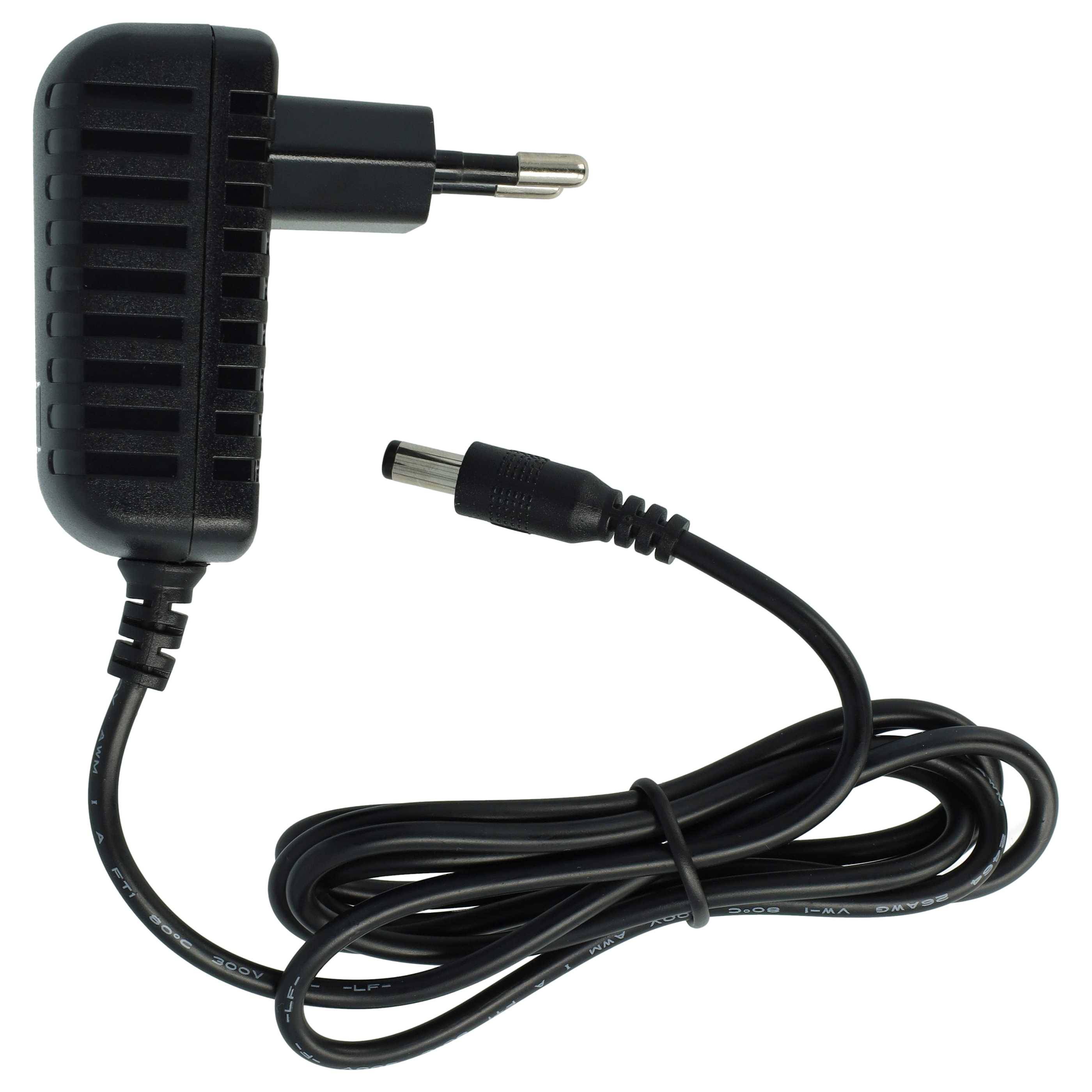 vhbw Netzteil kompatibel mit Uebe Visomat OZ10 | OZ100, OZ20 Blutdruckmessgerät - 110cm - Ersatz für Uebe PZN-03558547-0