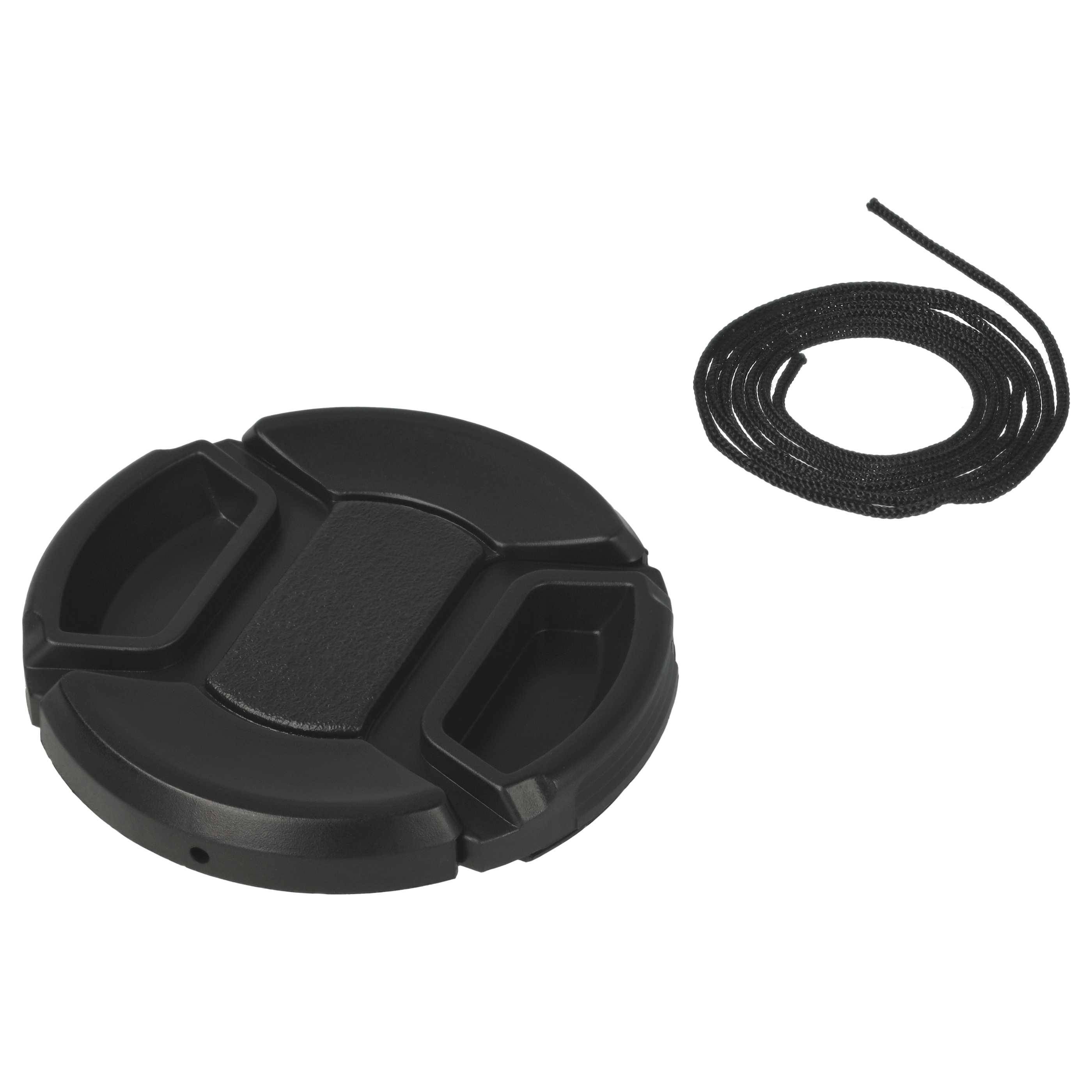 vhbw Universal Objektivdeckel 52 mm für Kamera | Kunststoff Schwarz, mit Innengriff-0