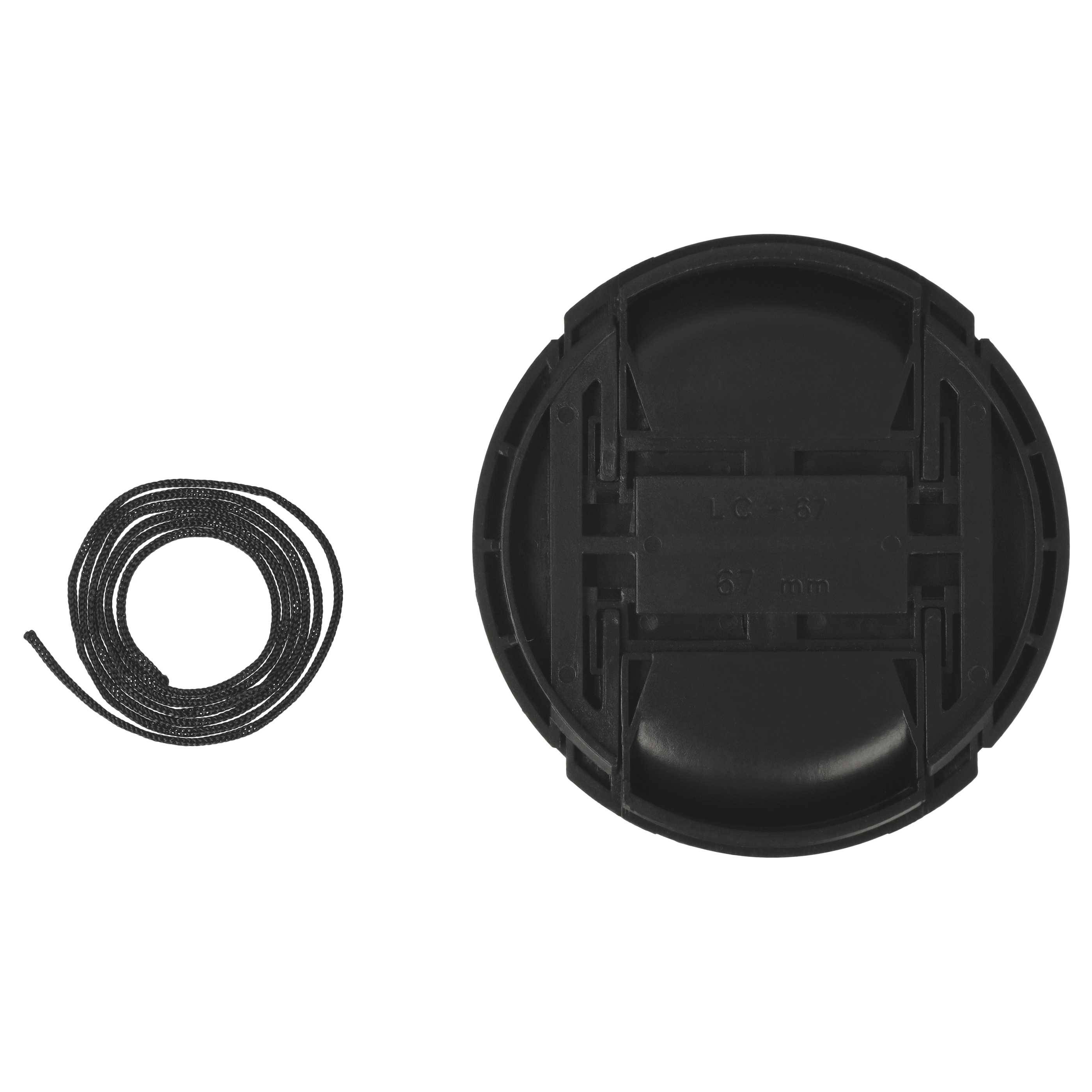 vhbw Objektivdeckel kompatibel mit Nikon 16-85 mm 3.5-5.6 AF-S DX VR G ED | Nikon 18-105 mm 3.5-5.6 AF-S DX G ED VR-2