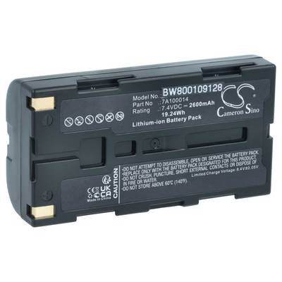vhbw Akku kompatibel mit Extech S2500 | S2500THS, S1500T, S1500T-DT Drucker Kopierer Scanner Etiketten-Drucker (2600 mAh-0