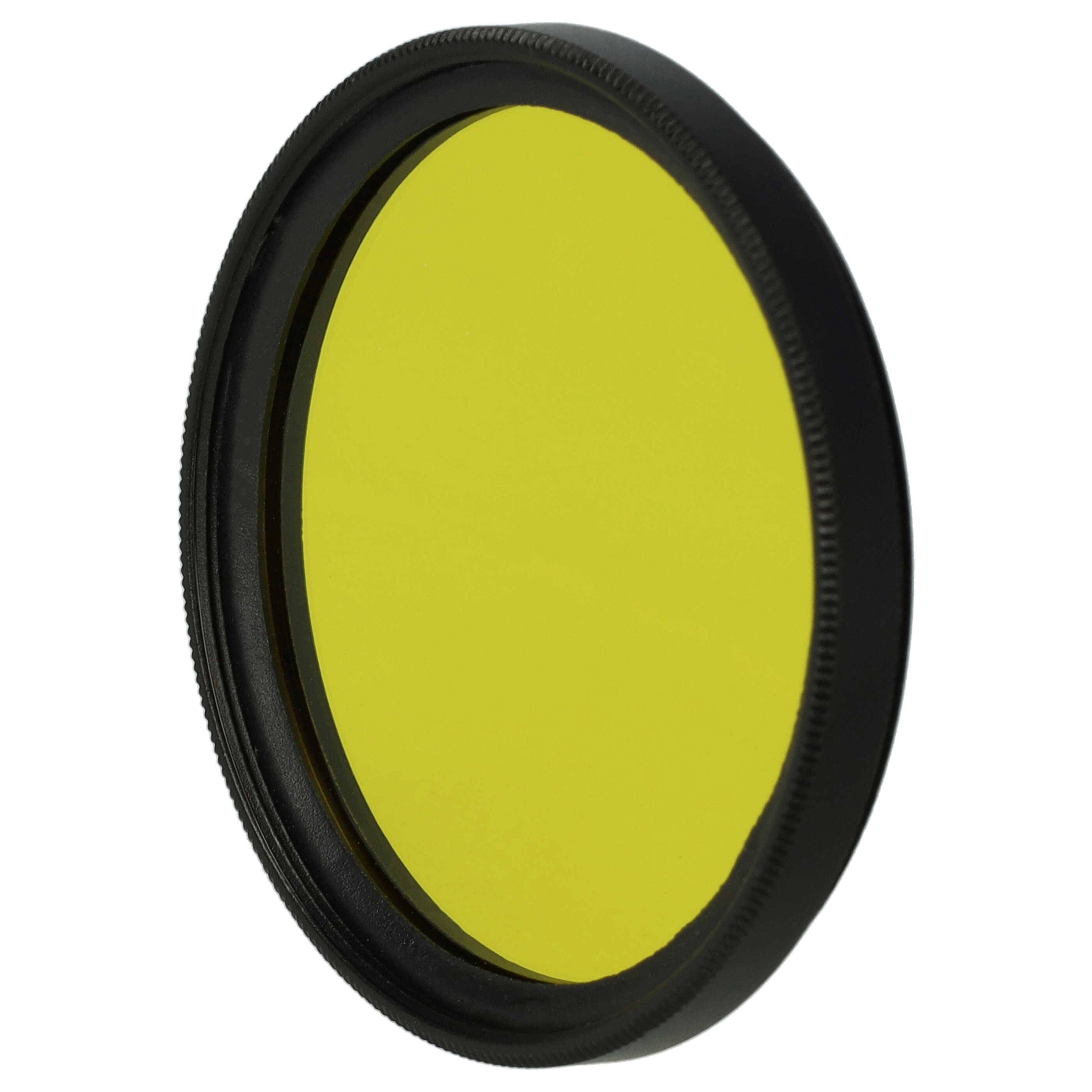 vhbw Universal Farbfilter gelb für Kamera Objektive mit 46mm Filtergewinde | Gelbfilter-1