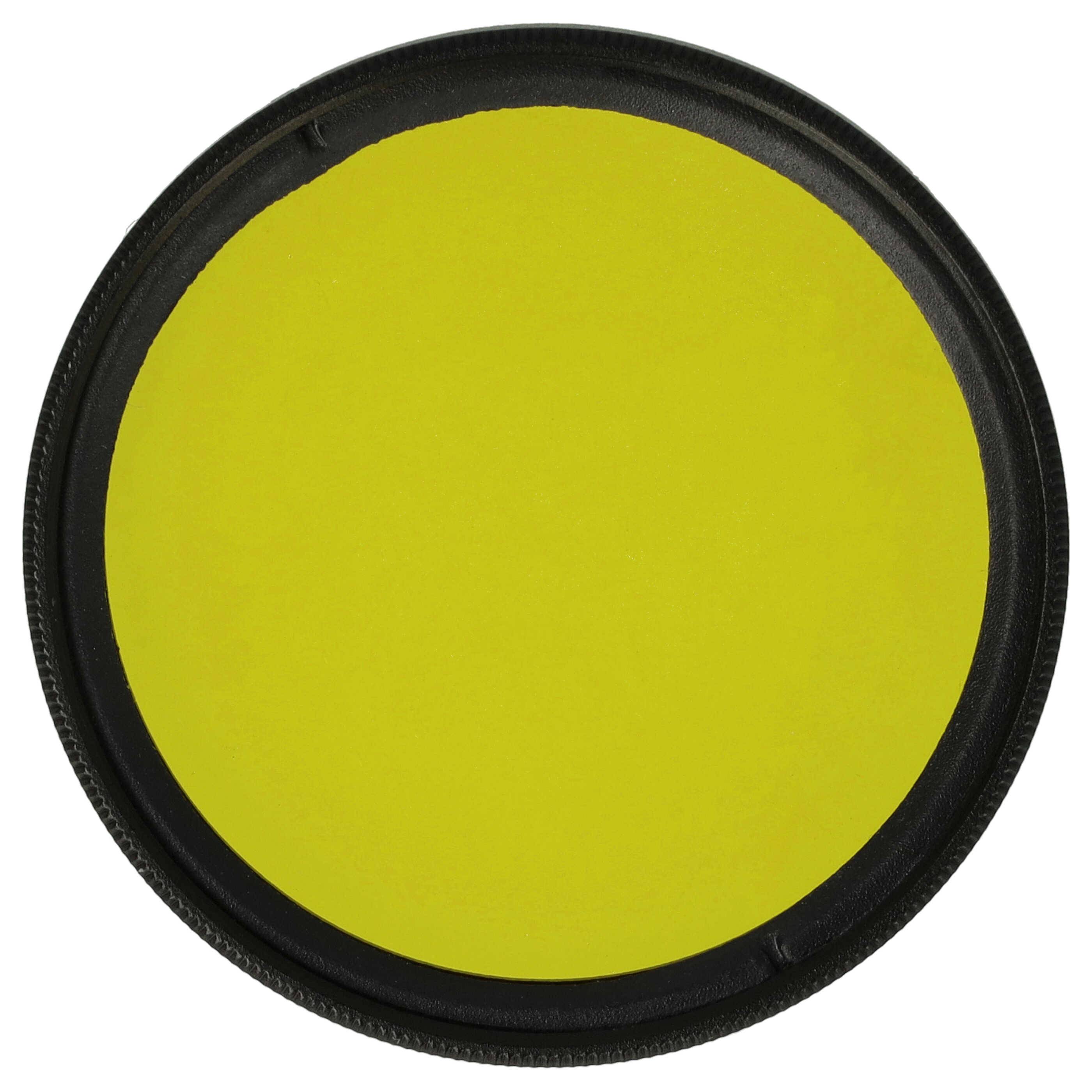 vhbw Universal Farbfilter gelb für Kamera Objektive mit 46mm Filtergewinde | Gelbfilter-2