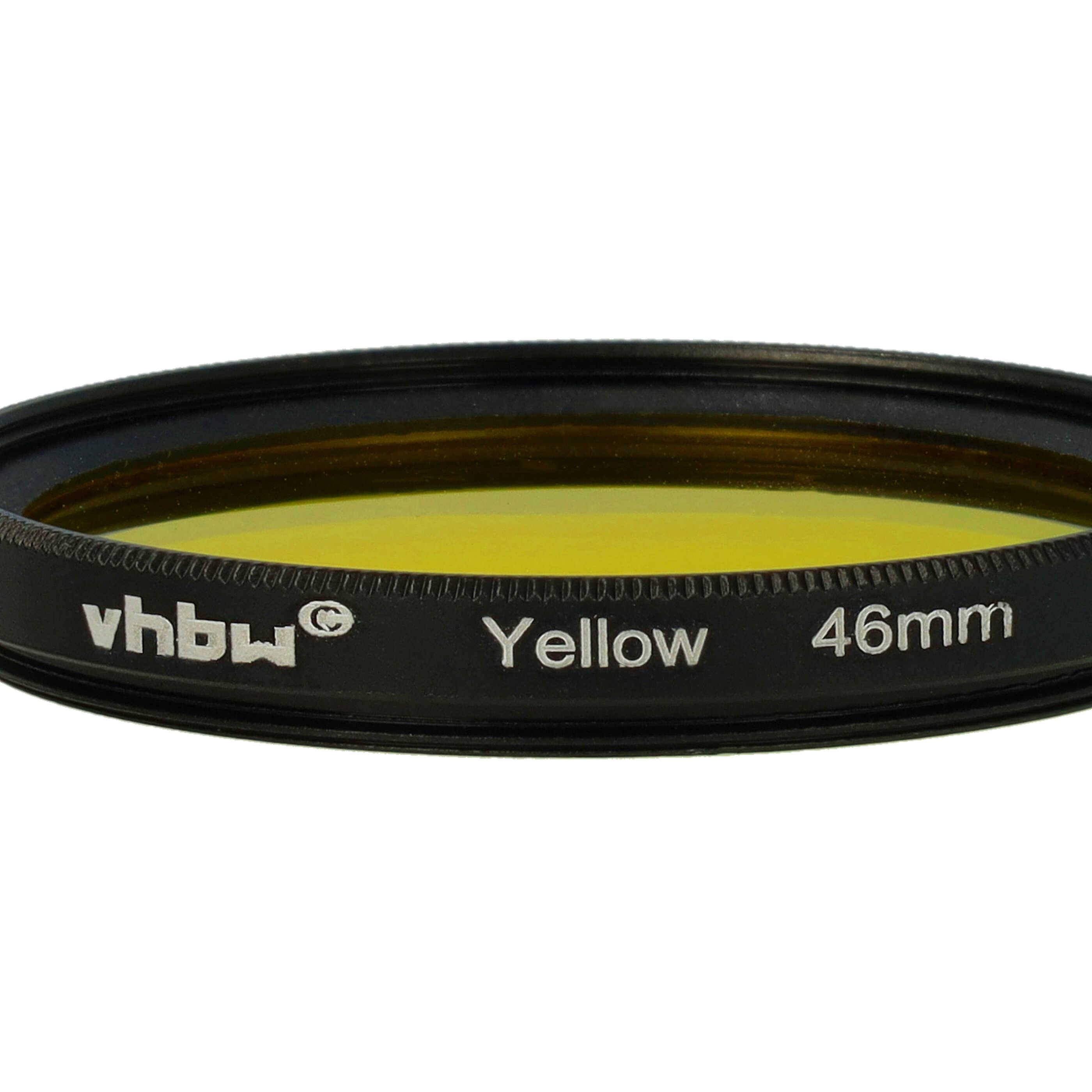 vhbw Universal Farbfilter gelb für Kamera Objektive mit 46mm Filtergewinde | Gelbfilter-4