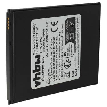 vhbw Akku kompatibel mit Samsung Galaxy Tab Active 2 WiFi | Active 4G, Active 4G LTE, Active 8.0 Tablet Pad (4050 mAh, 3