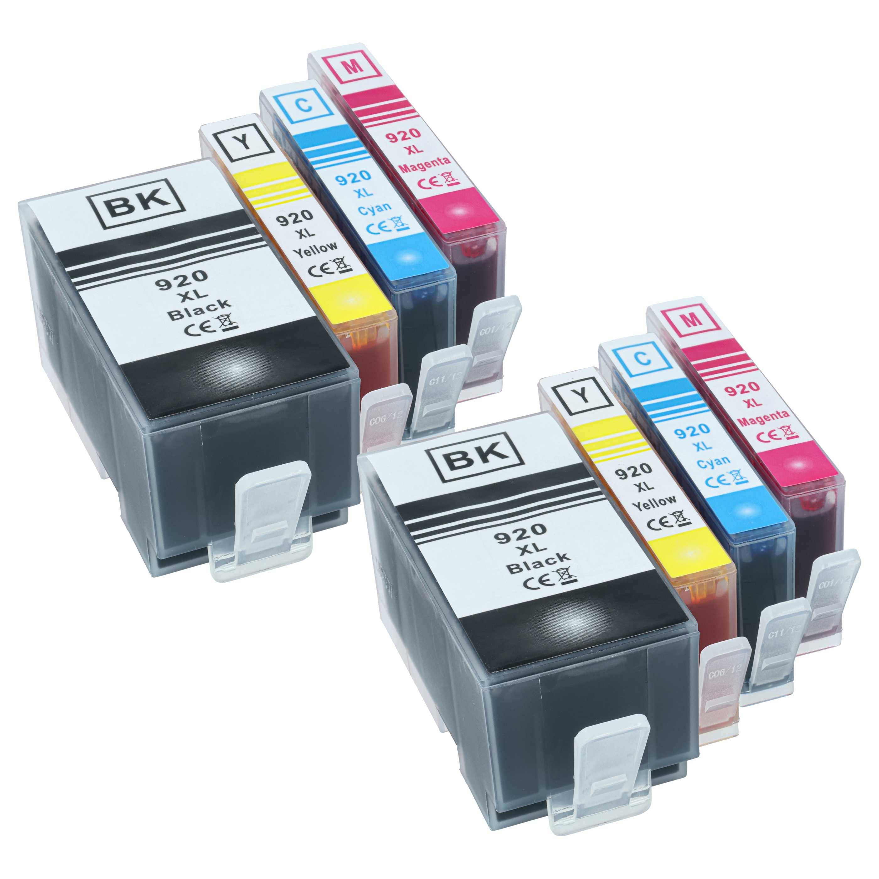 vhbw 8x Tintenpatronen kompatibel mit HP Officejet 7000 wide | 7500A, 7000, 7500, 6500 A Plus, 7000 Special Edition-0