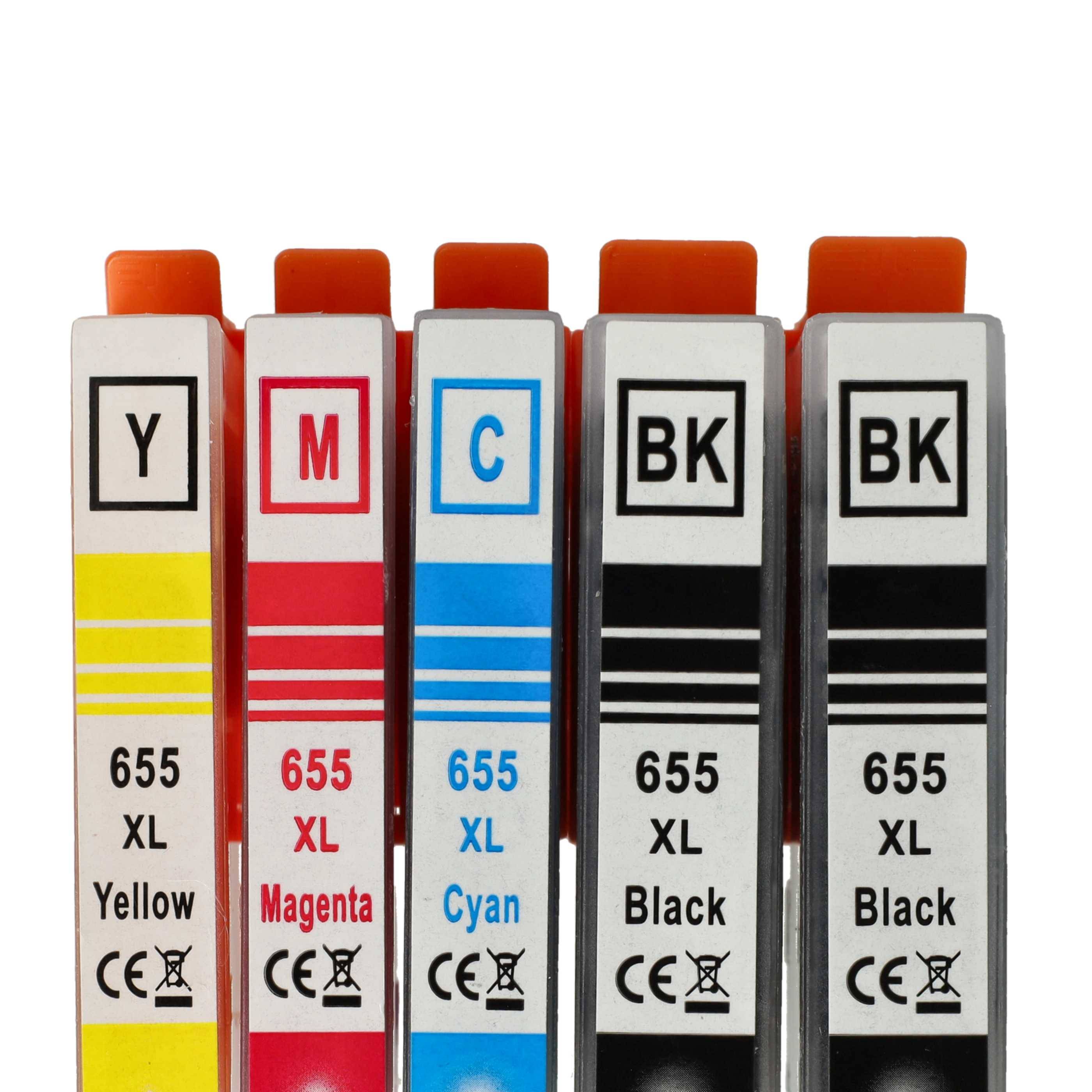 vhbw 15x Tintenpatronen kompatibel mit HP Advantage 5525 | 6525 Drucker + Chip (Kompatibel)-4