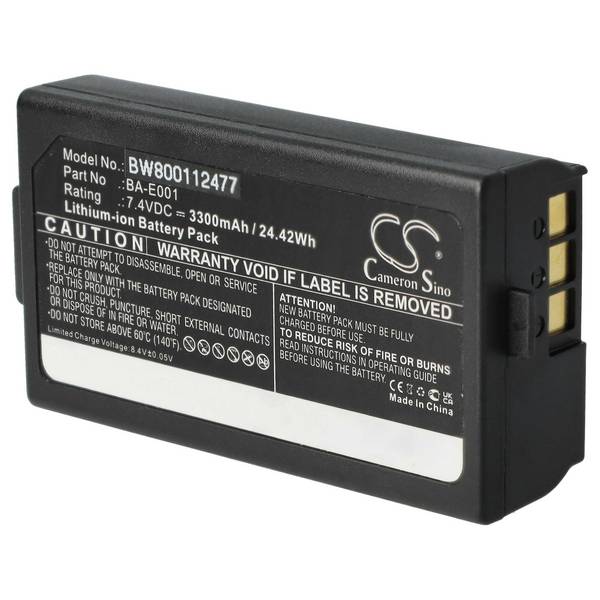 vhbw Akku kompatibel mit Brother PT PT-E300 | PT-E500, PT-750TDI Drucker Kopierer Scanner Etiketten-Drucker (3300 mAh, 7