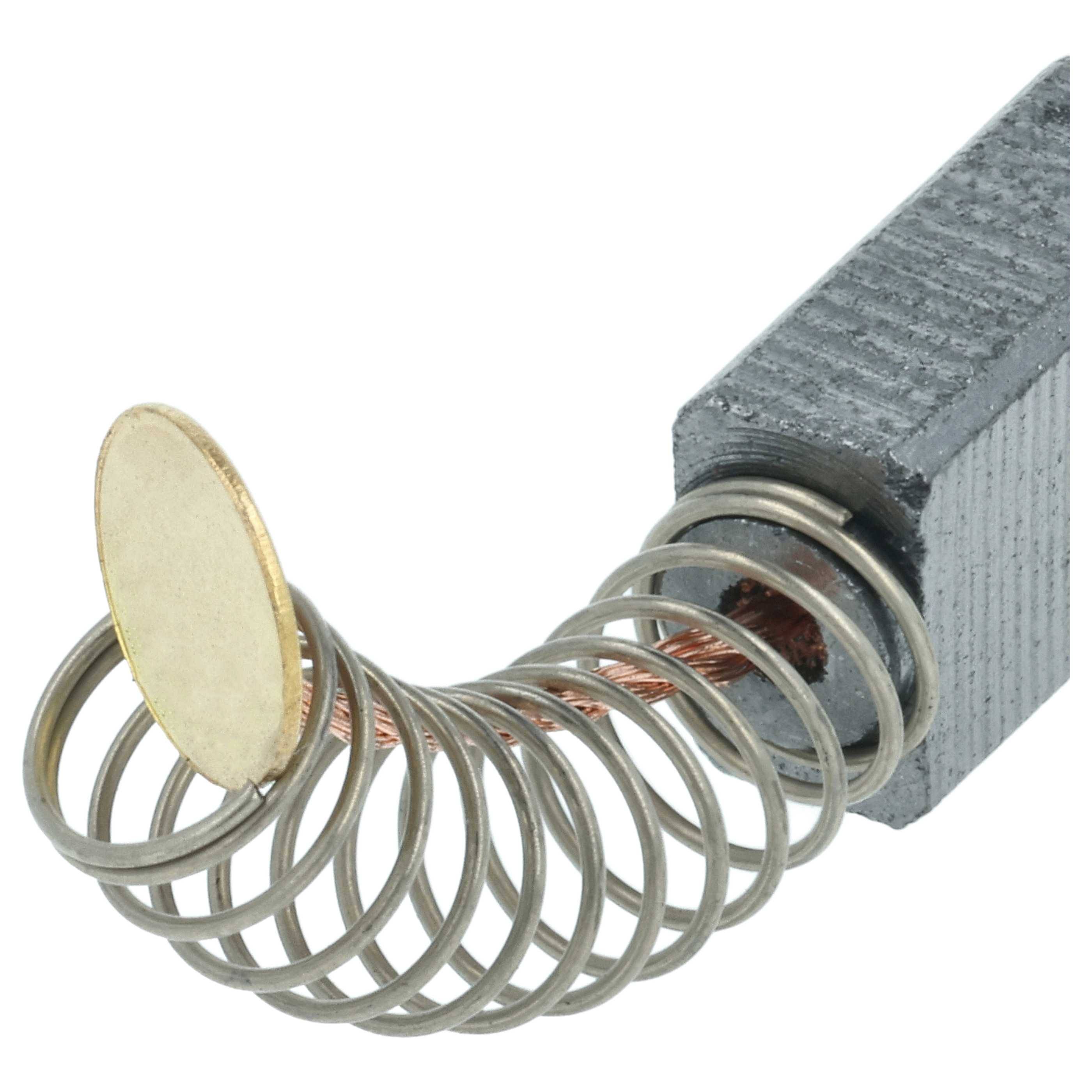 vhbw 2x Kohlebürste 5x8x12 mm kompatibel mit Bosch GFF 22 0 601620063 | GEX 150 Turbo 0601250772, GEX 150 Turbo-3