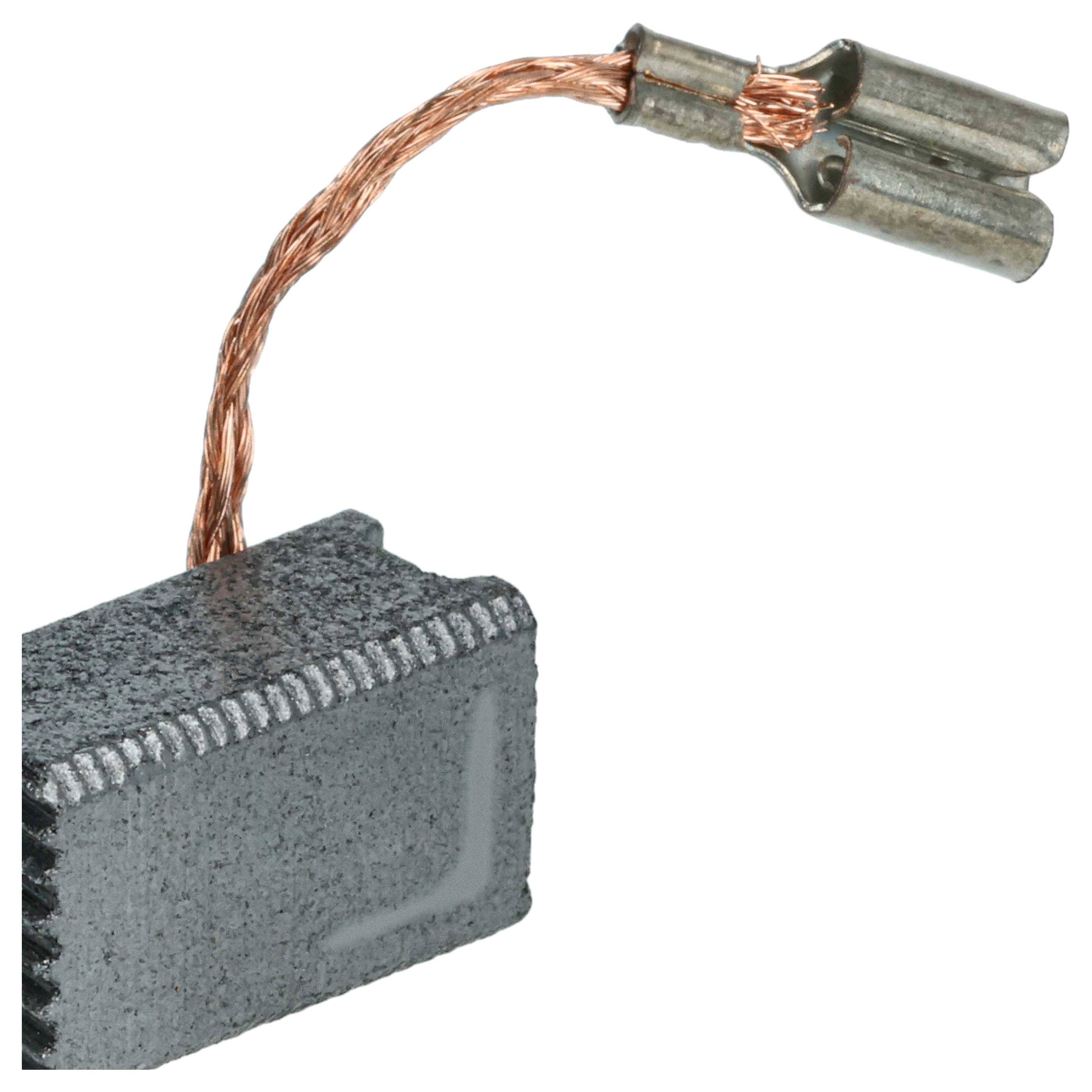 vhbw 2x Kohlebürste 6,5x8x13 mm kompatibel mit Bosch GWS 7-125 | 3601C88 042 bis 106 Elektrowerkzeug-1