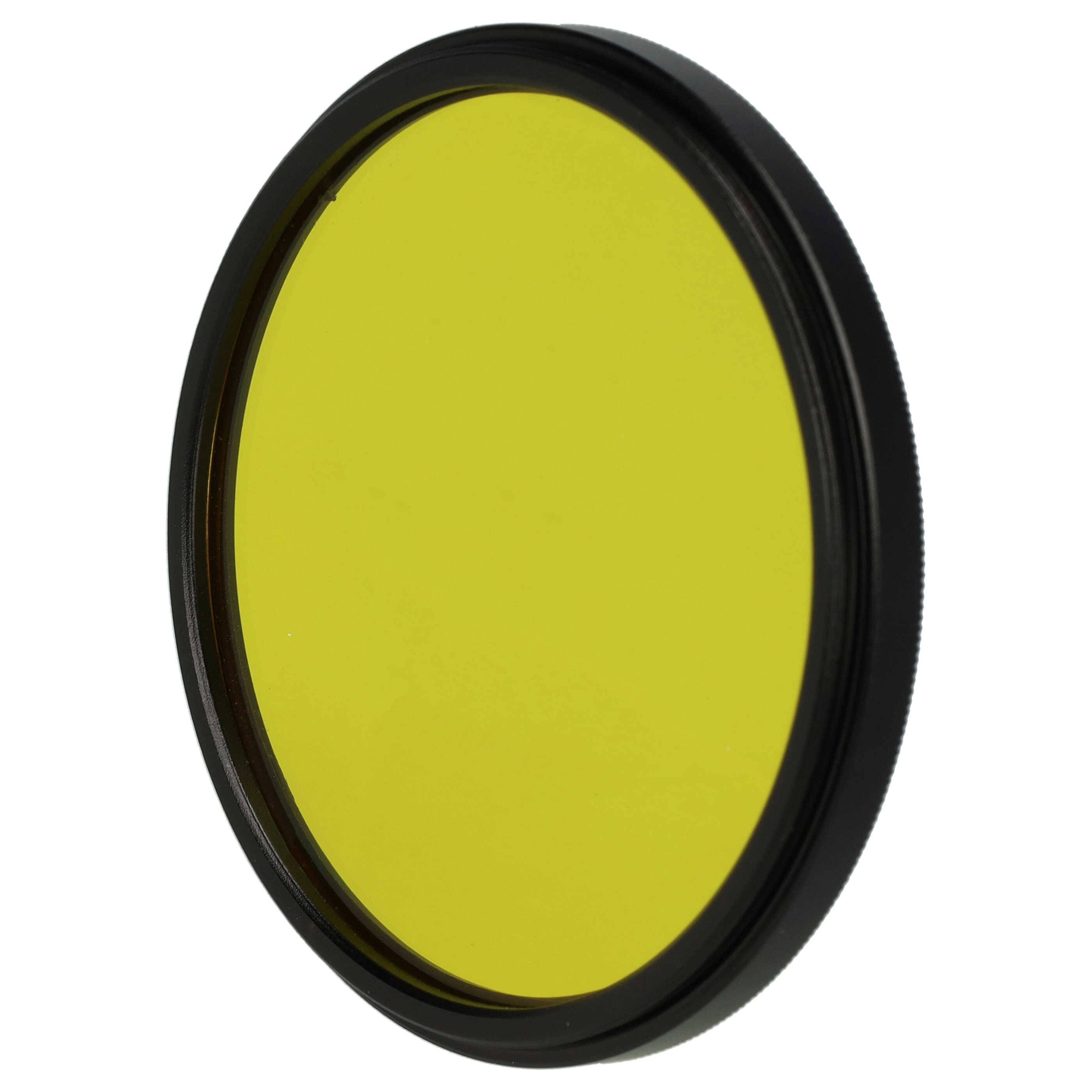 vhbw Universal Farbfilter gelb für Kamera Objektive mit 58mm Filtergewinde | Gelbfilter-1