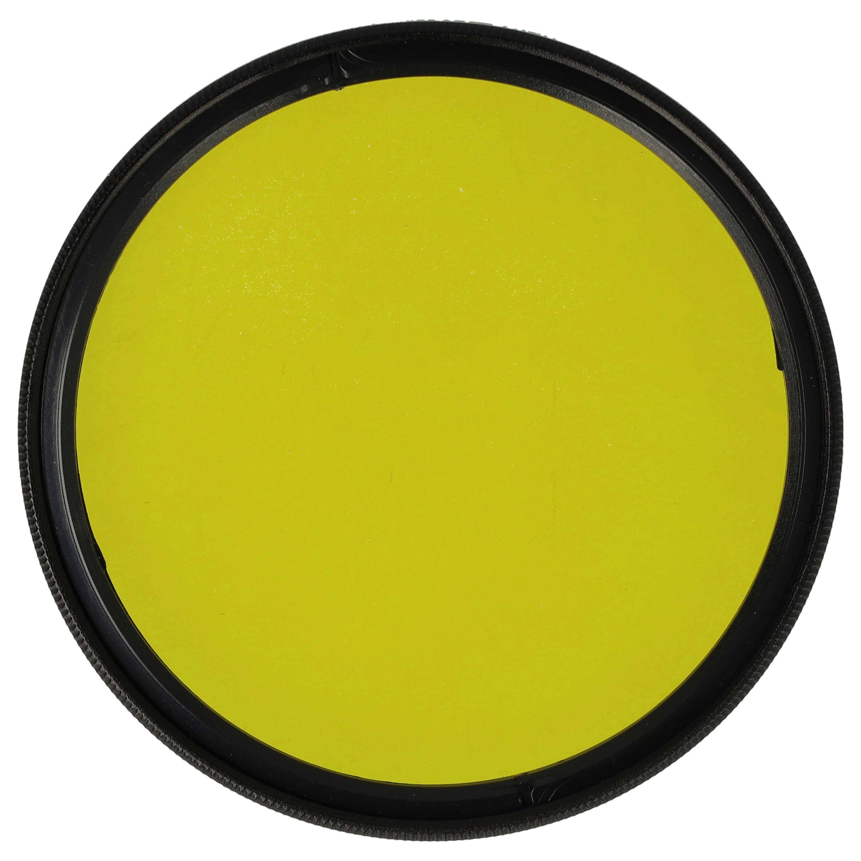 vhbw Universal Farbfilter gelb für Kamera Objektive mit 58mm Filtergewinde | Gelbfilter-2