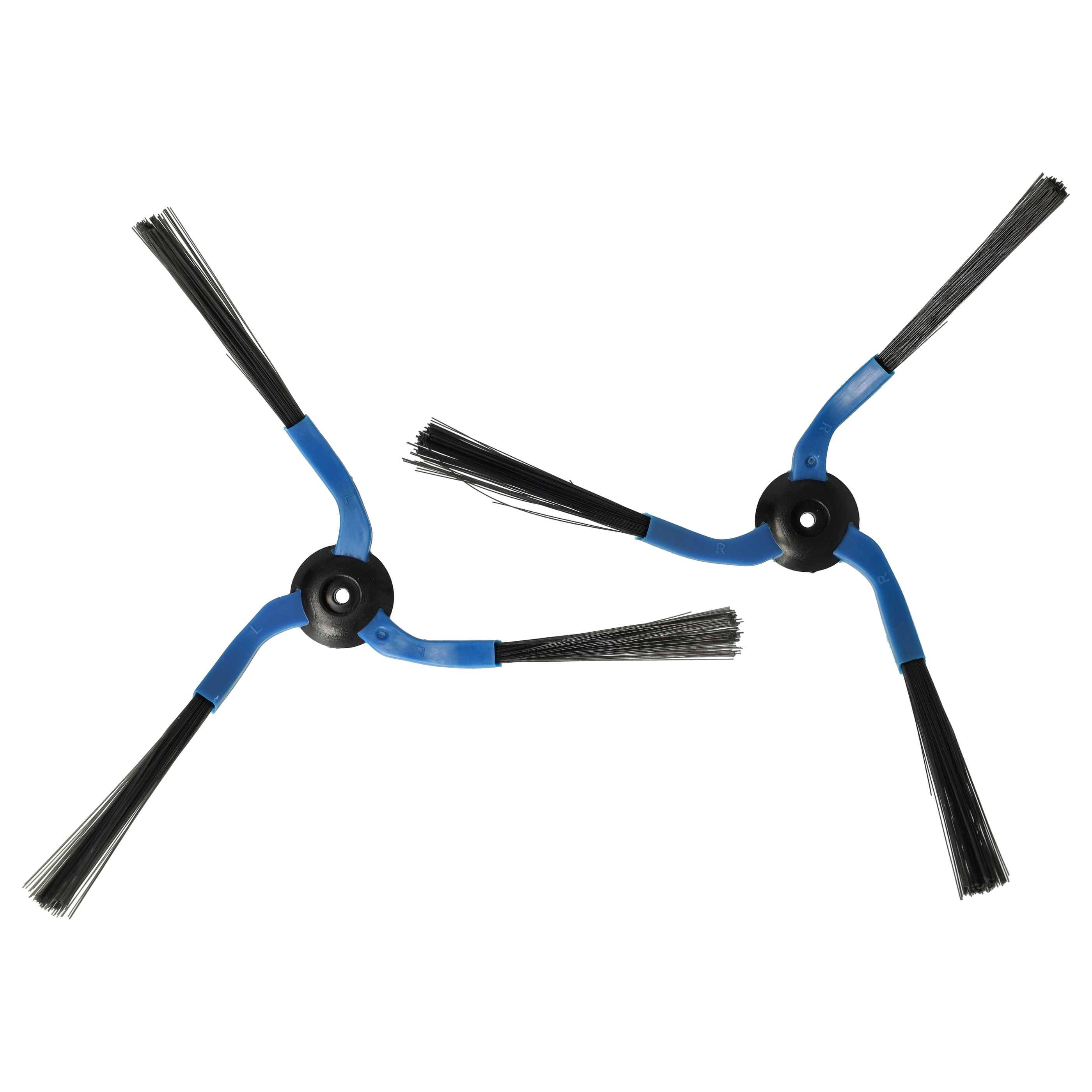 vhbw 2x Seitenbürste kompatibel mit Samsung VC-RL87V | VC-RL87VR, VC-RL87W Saugroboter - Reinigungsbürsten Set-0