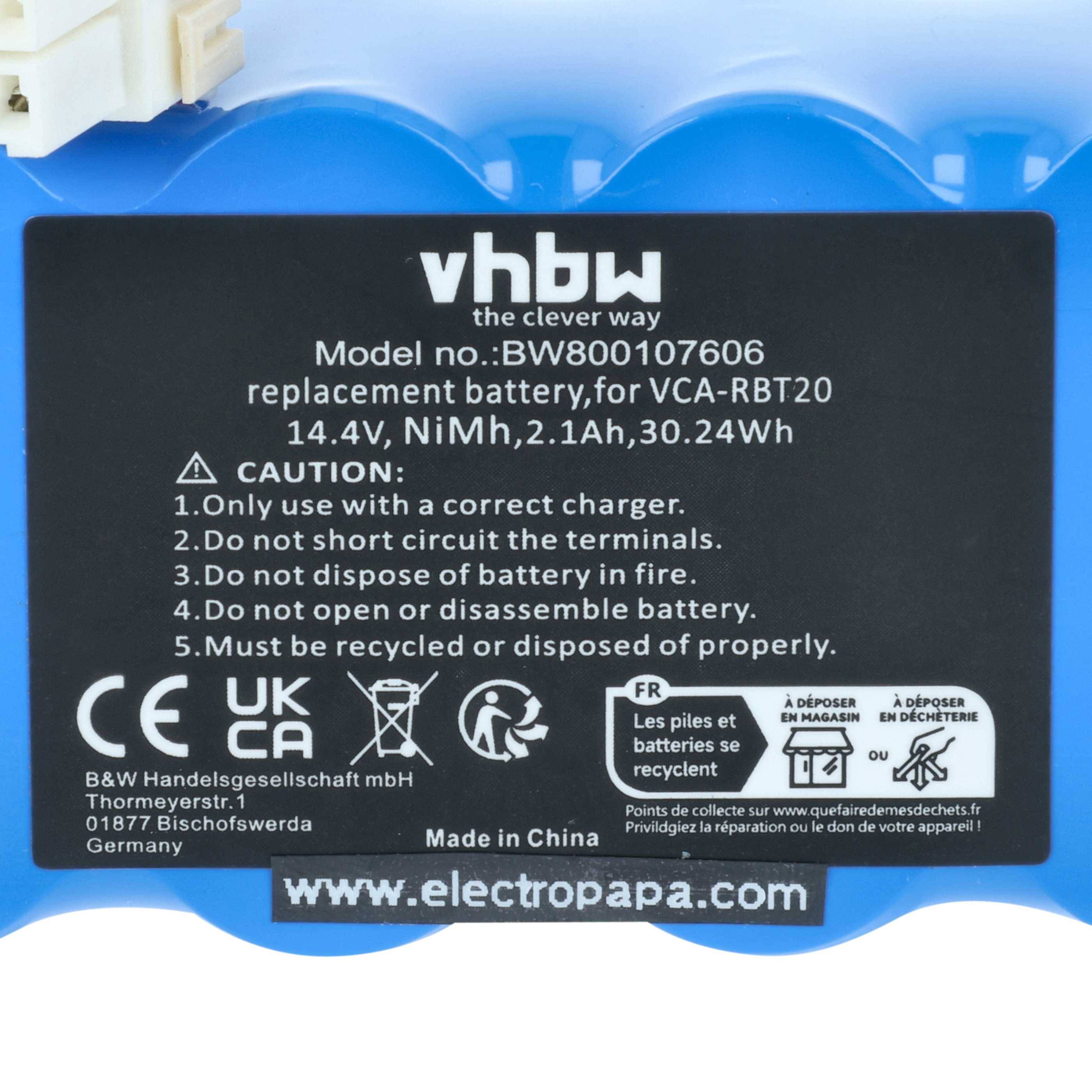vhbw 1x Akku kompatibel mit Samsung Navibot SR8848 | SR8849, SR8850, SR8857, SR8875, SR8877, SR8895, VCR8730 Home-1
