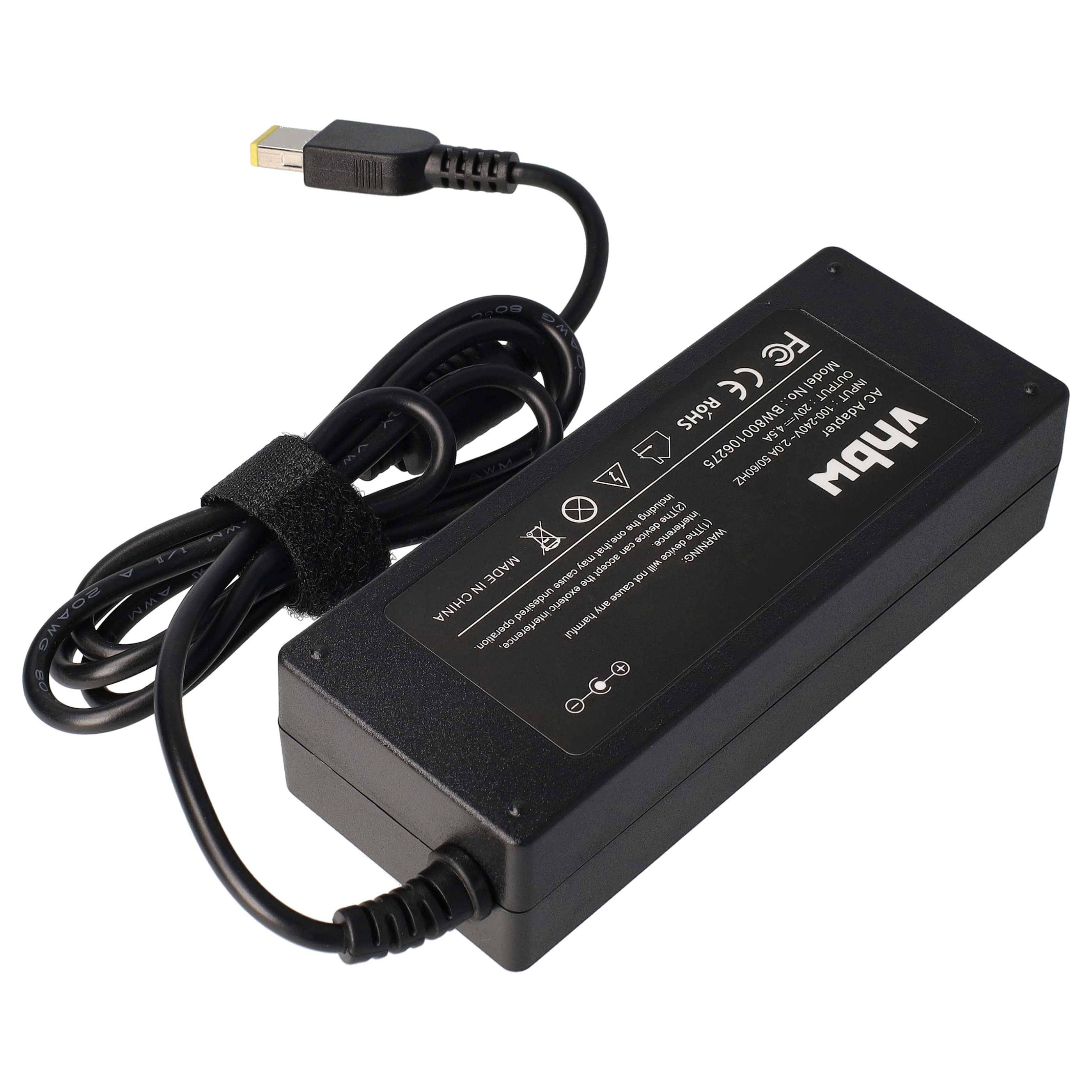 vhbw Netzteil kompatibel mit Lenovo ThinkPad T440P | W540, X1 Carbon, T540p (Dual Core), T440s, X240 Notebook, 90 W-2