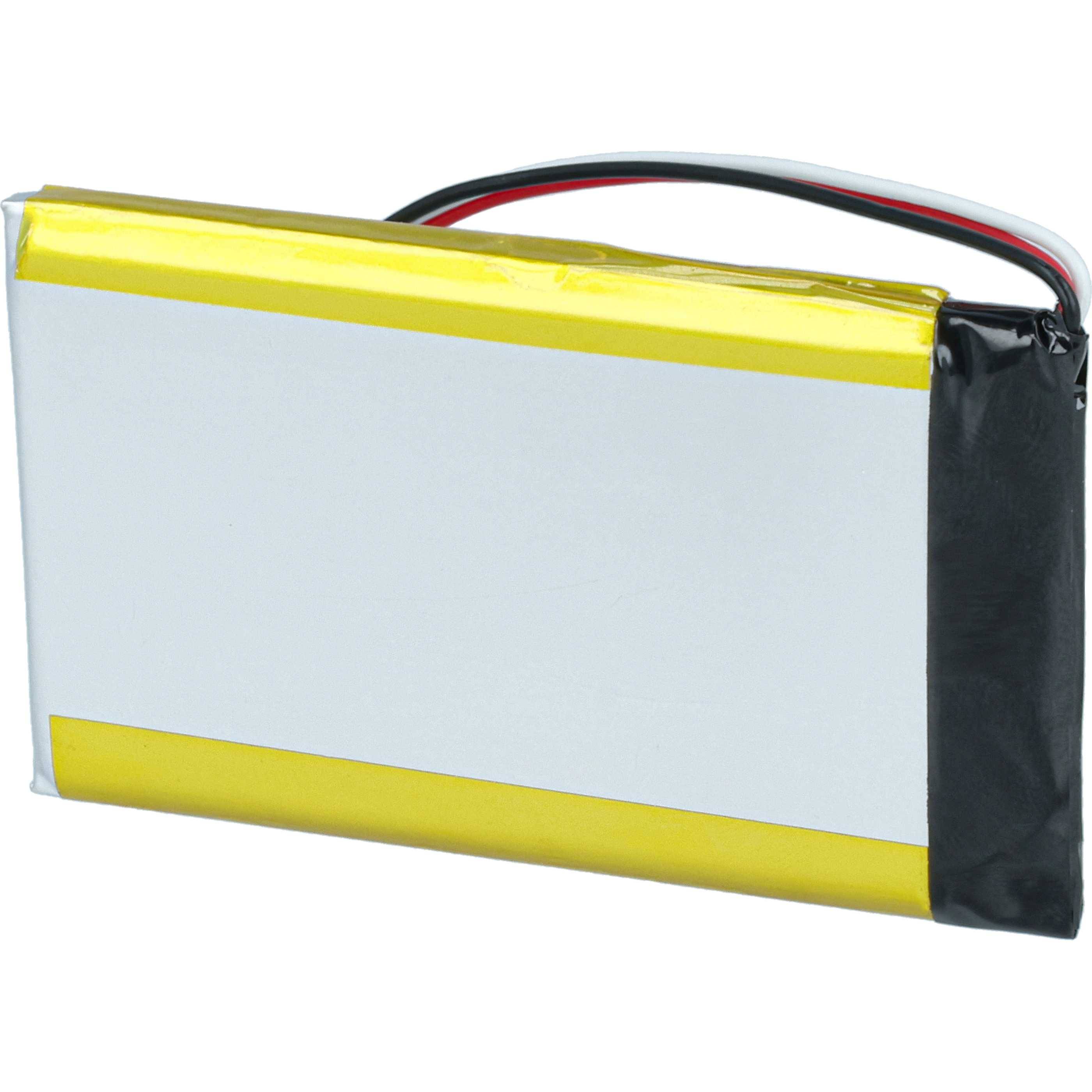 vhbw Akku Ersatz für Navigon Topaz | TOPAZPCZF1045003501 für GPS Navigation Navi (1200 mAh, 3,7 V, Li-Polymer)-2