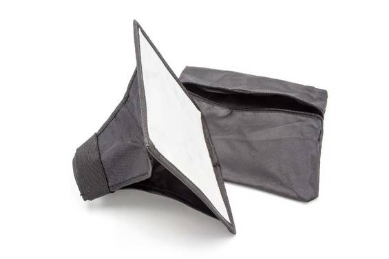 vhbw Softbox-Blitz-Diffusor kompatibel mit METZ Mecablitz 76 | 64, 70 Blitz, Kamera - Kunststoff Schwarz, 16 x 20,5 cm