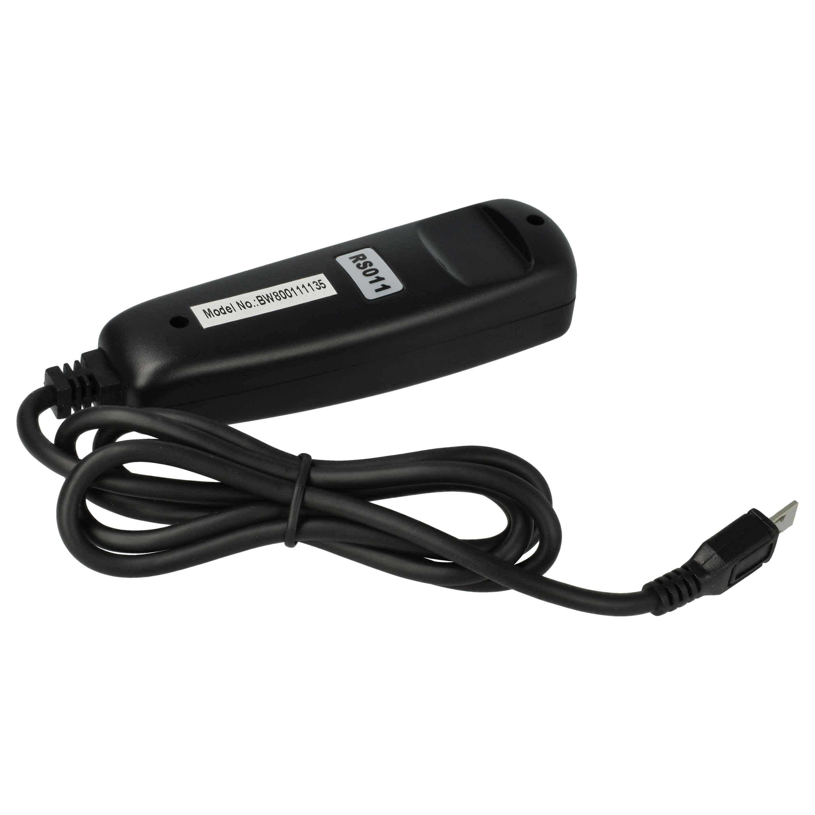 vhbw Fernauslöser Fernbedienung Kabel kompatibel mit Sony Cybershot DSC-RX1 | DSC-HX99, DSC-RX10 Kamera, 1 m, 2-stufige-0
