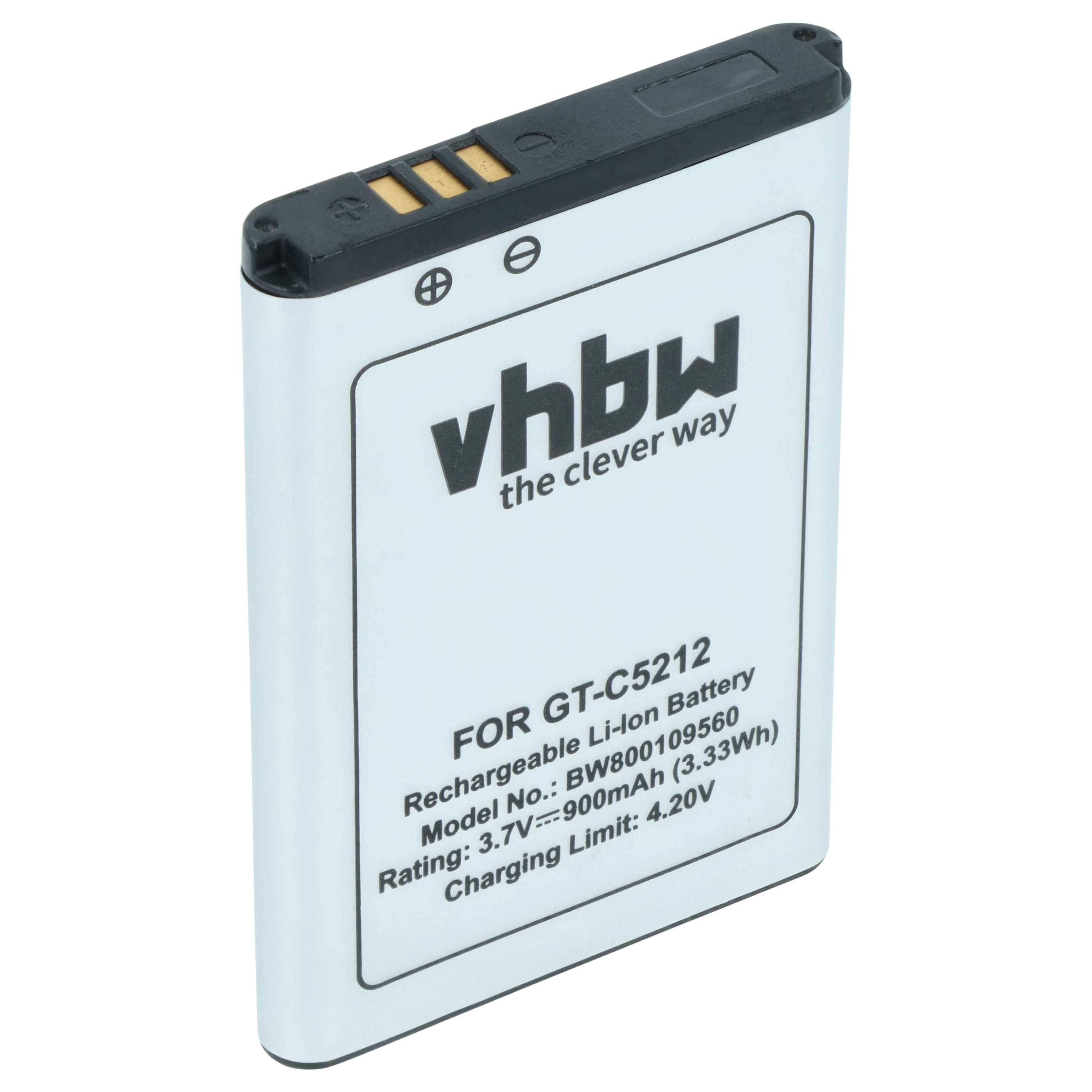 vhbw Akku kompatibel mit Samsung SGH-M150 | SGH-P910, SGH-M200, SGH-P900, SGH-M310, SGH-M620 Handy Smartphone Telefon-0