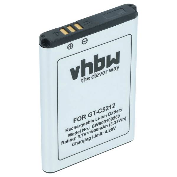 vhbw Akku kompatibel mit Samsung SGH-M150 | SGH-P910, SGH-M200, SGH-P900, SGH-M310, SGH-M620 Handy Smartphone Telefon