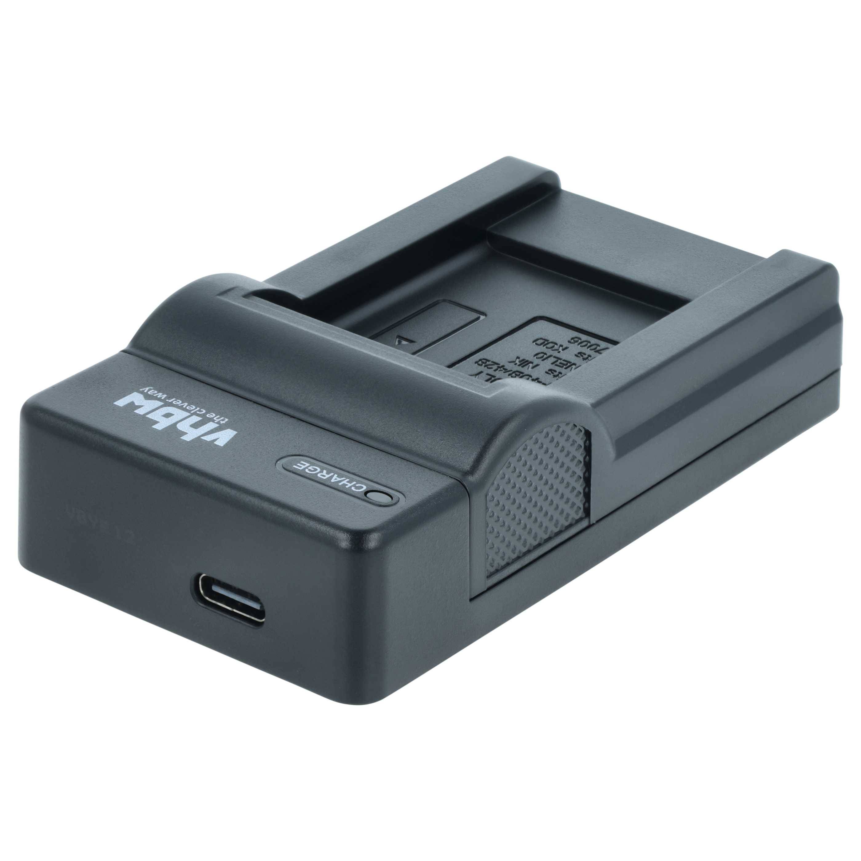 vhbw USB Ladegerät kompatibel mit Casio Exilim EX-Z350, EX-Z550, EX-Z800, EX-ZS100, EX-ZS150, EX-ZS5, EX-ZS6 Kamera-1