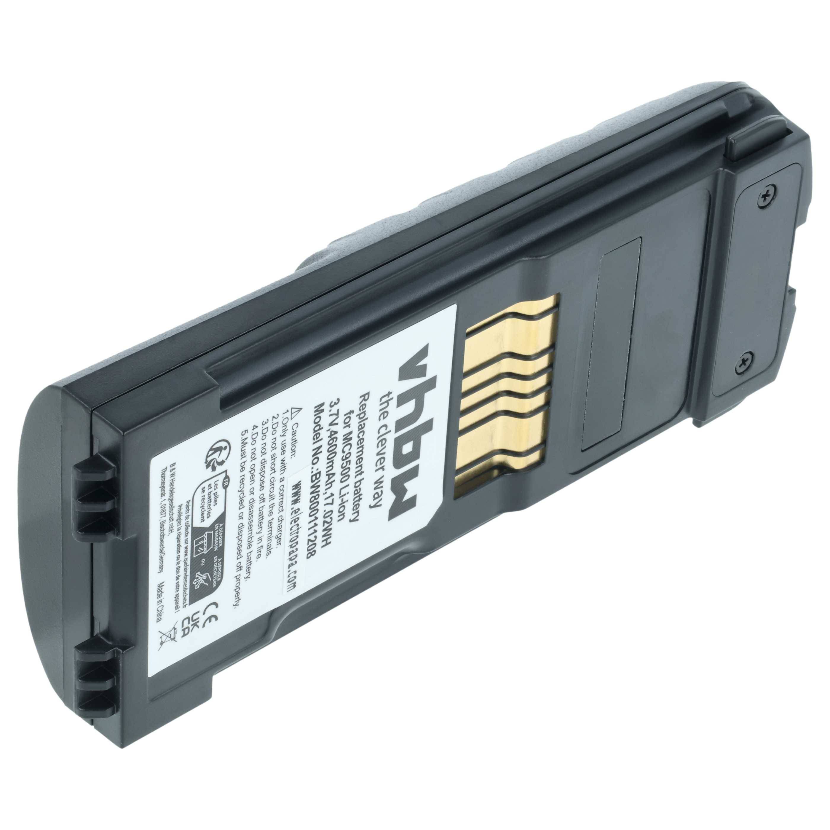 vhbw Akku Ersatz für Symbol 82-111636-01 | BTRY-MC95IABA0 für Barcodescanner POS (4600 mAh, 3,7 V, Li-Ion)-0
