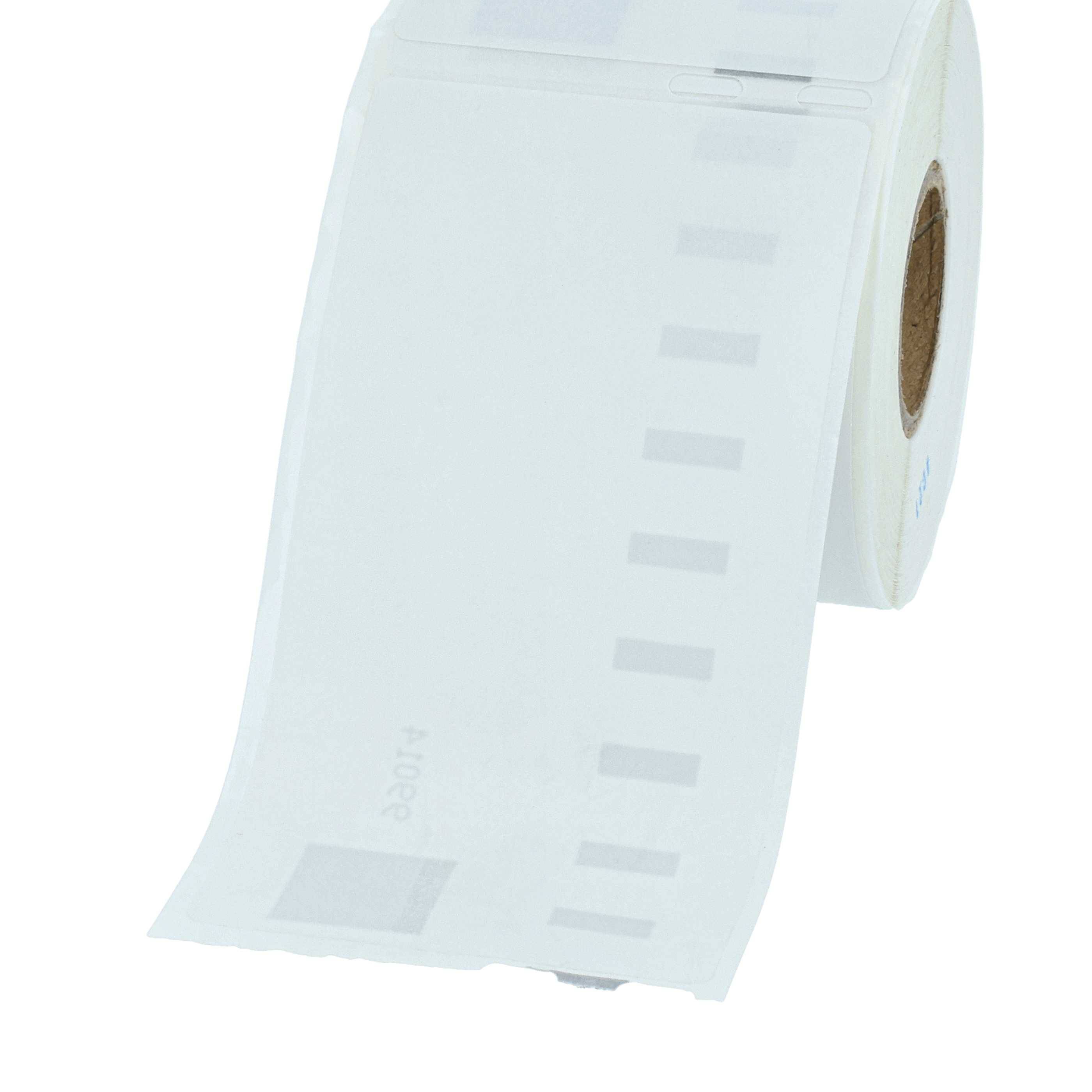 vhbw 5x Etiketten-Rolle 54mm x 101mm (220 Etiketten) Ersatz für Dymo 99014 für Etiketten-Drucker-2