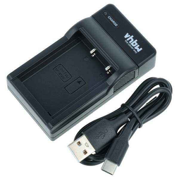 vhbw USB-C Ladegerät kompatibel mit Fujifilm X-T100 | X-T3, X-T10, X-T30, X-T2, X-T200 Kamera Camcorder - Ladeschale +