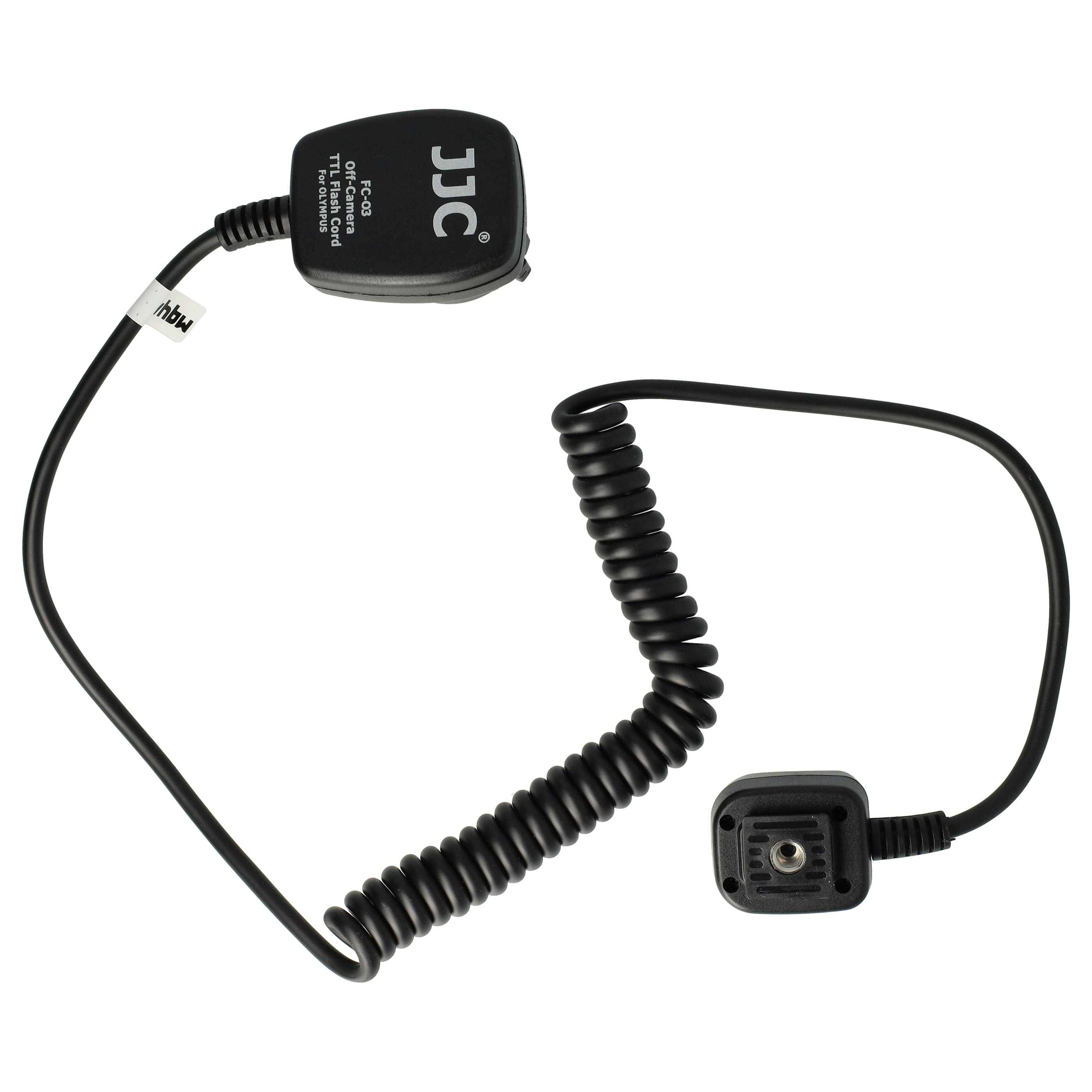 vhbw TTL Blitzkabel kompatibel mit Panasonic E-1 | E-3, DMW-FL220, DMW-FL360, DMW-FL500 E-P2 Kamera, Blitzgerät --3