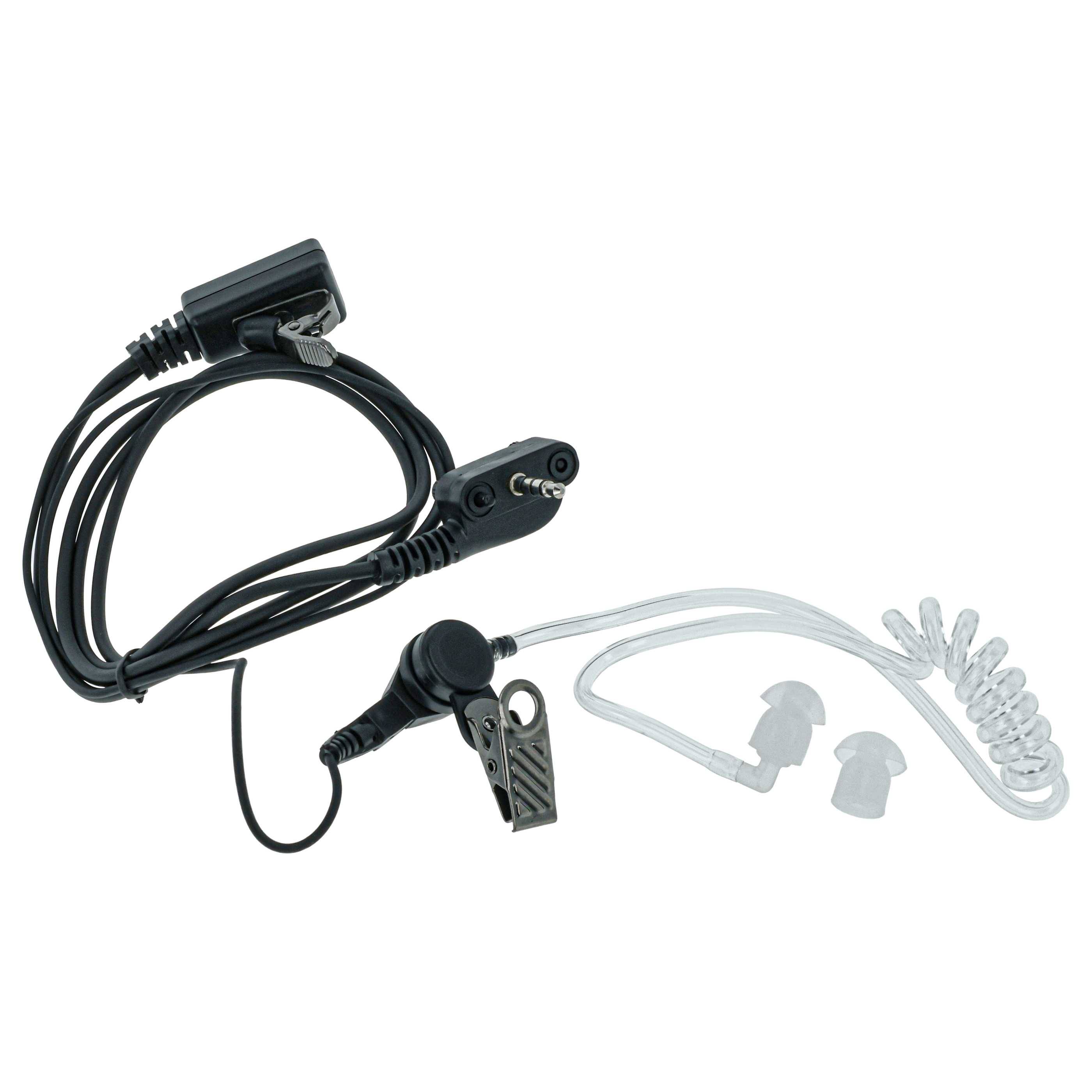 vhbw Headset kompatibel mit Yaesu / Vertex VX-354 | VX-400, VX-410, VX-414, VX-420, VX-424, VX-427, VX-450 Funkgerät-0
