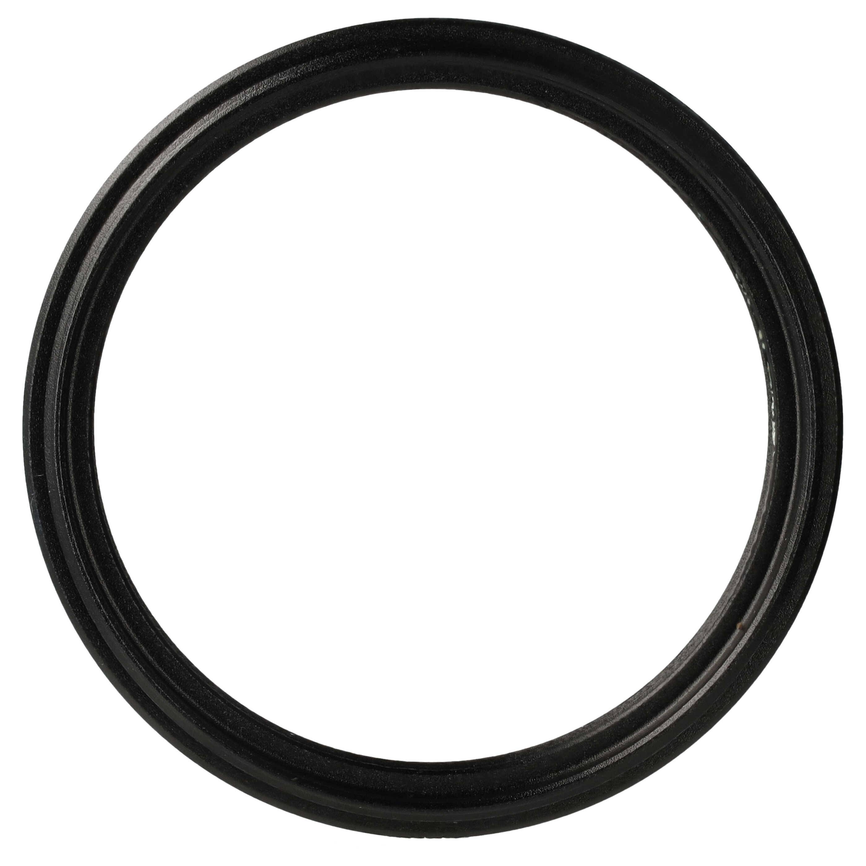 vhbw Step-Down-Ring Adapter von 49 mm auf 43 mm für Kamera Objektiv | Filteradapter, Metall Schwarz-1