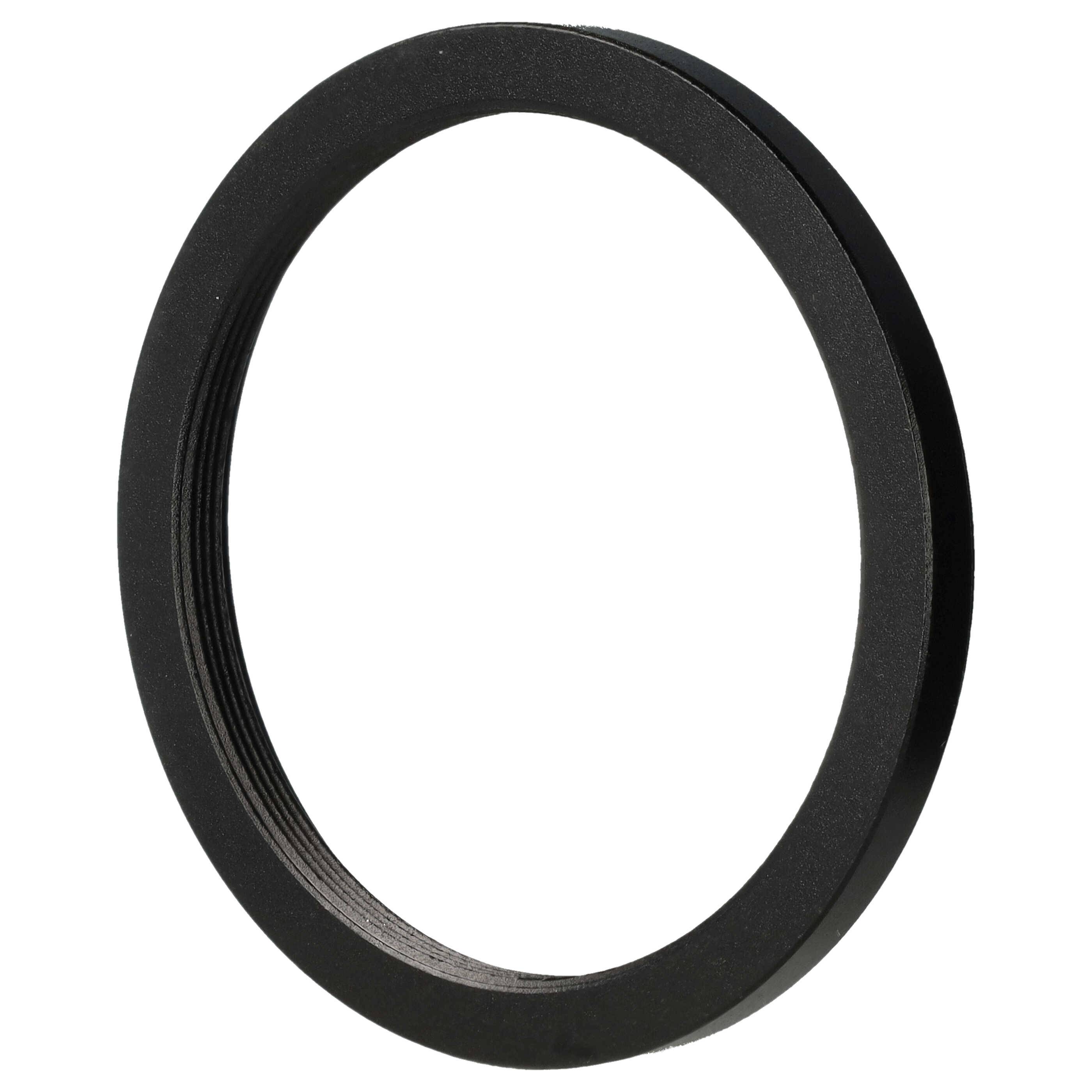 vhbw Step-Down-Ring Adapter von 49 mm auf 43 mm für Kamera Objektiv | Filteradapter, Metall Schwarz-2