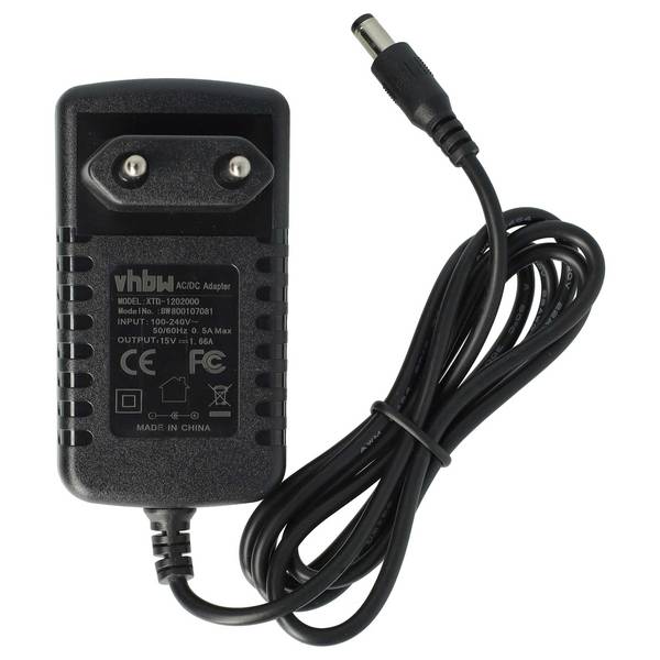 vhbw 220V Netzteil 25W (15V/1.66A) kompatibel mit Vodafone Easybox 402 | 602, 802, 803, RL500 Ersatz für AC Adapter