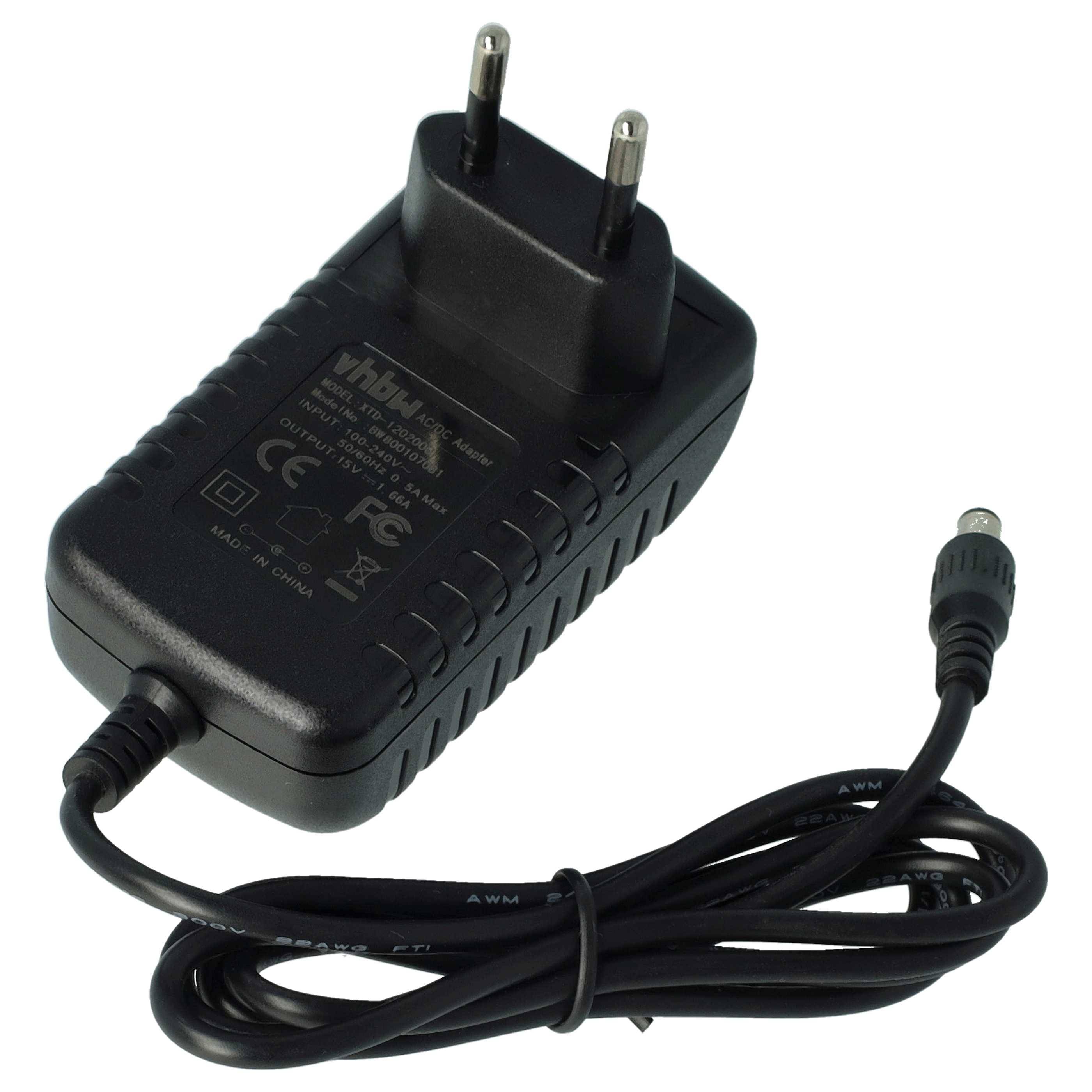 vhbw 220V Netzteil 25W (15V/1.66A) kompatibel mit Vodafone Easybox 402 | 602, 802, 803, RL500 Ersatz für AC Adapter-2
