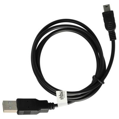 vhbw Mini USB Daten Kabel Ladekabel 1.0m kompatibel mit Canon IFC-500U, 400U, 400PCU, 300U, 300PCU, 9370A001, 6906A001