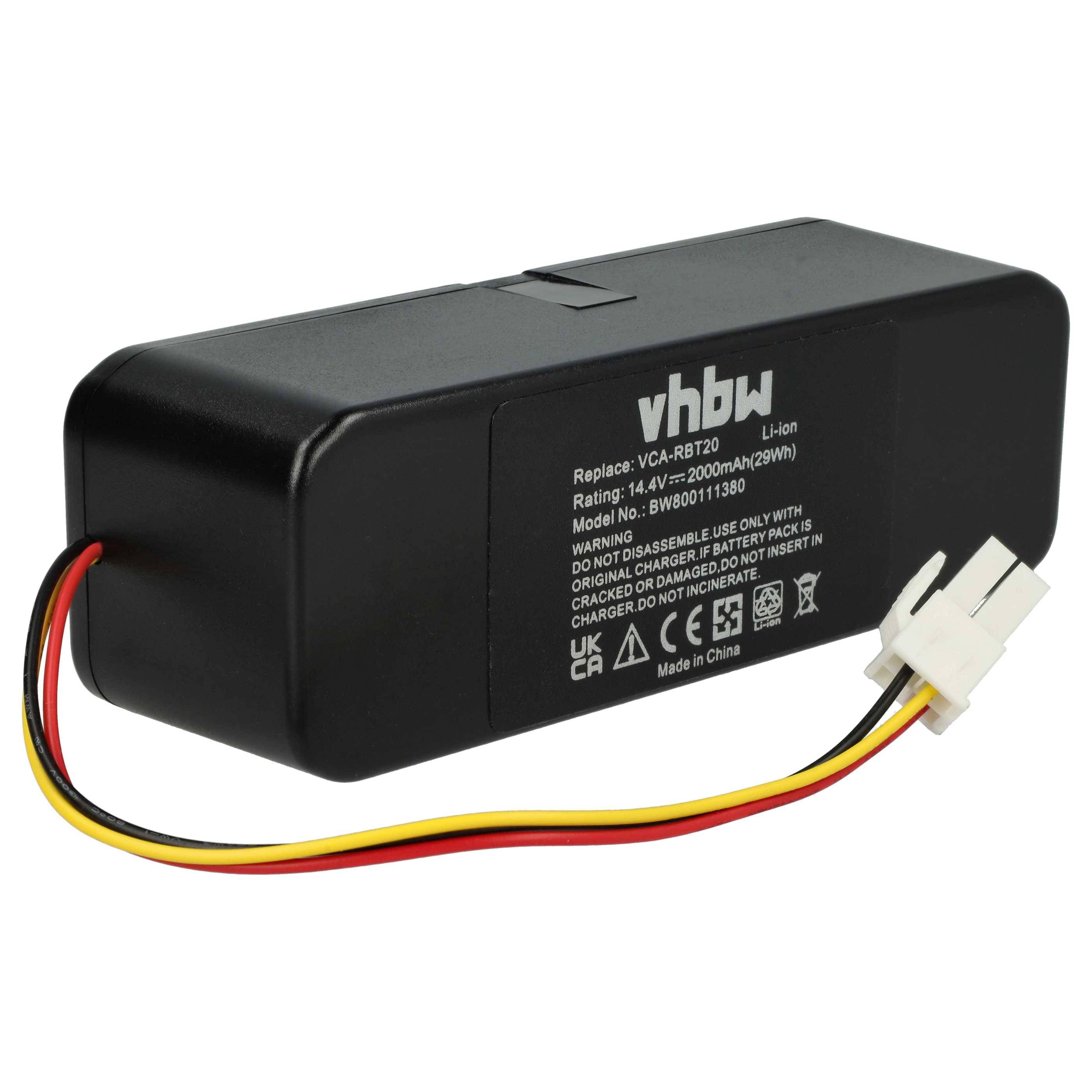 vhbw 1x Akku kompatibel mit Samsung Navibot VR10ATBATGY/SW | VR10ATBATRD/SW, VR10BTBATBB/SW Home Cleaner Heimroboter-0