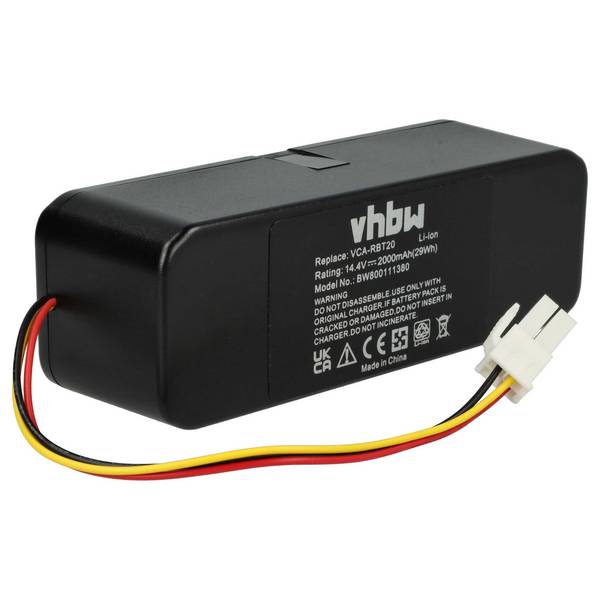 vhbw 1x Akku kompatibel mit Samsung Navibot VR10ATBATGY/SW | VR10ATBATRD/SW, VR10BTBATBB/SW Home Cleaner Heimroboter