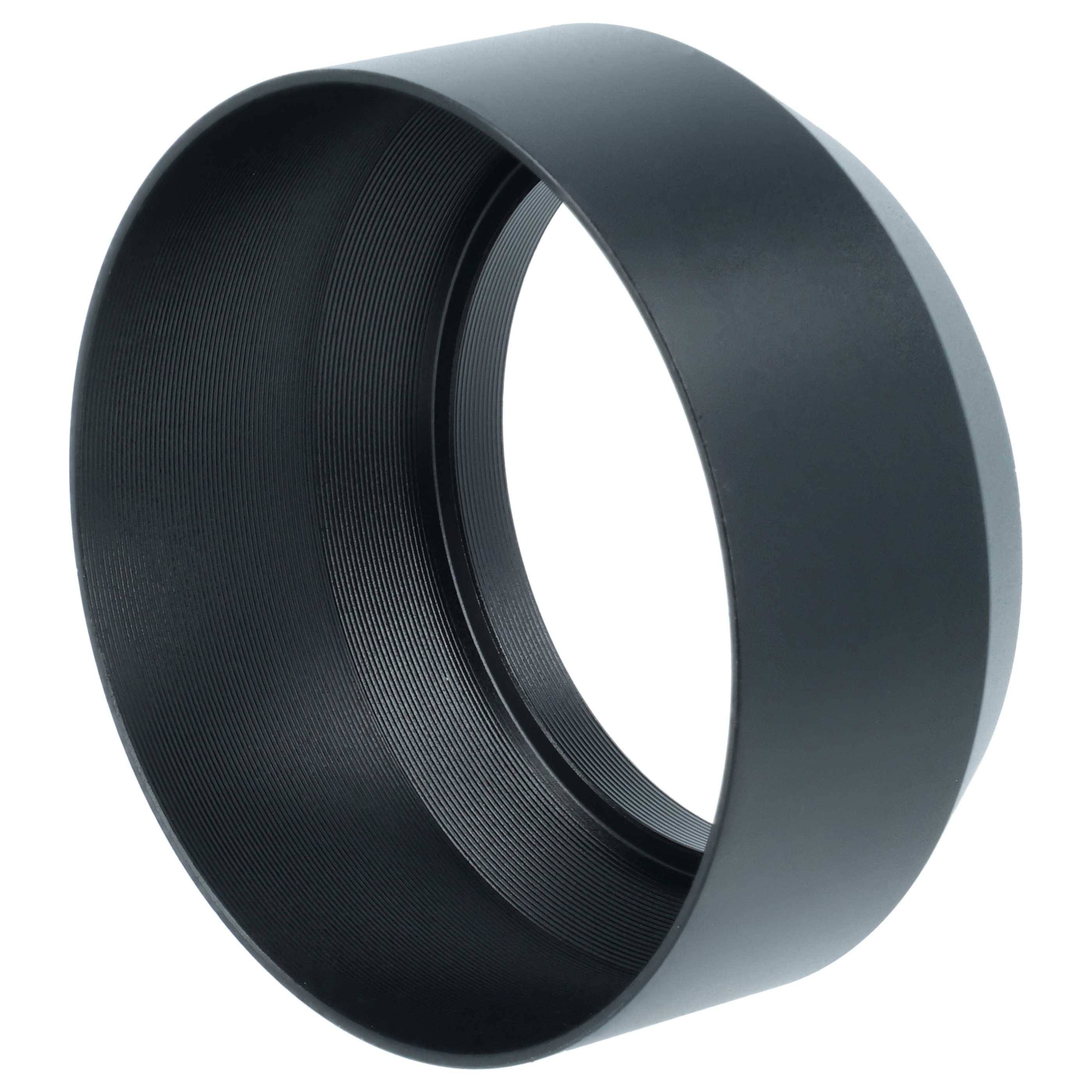 vhbw Gegenlichtblende Ersatz für Nikon HN-23 | für 62mm Objektiv - Schwarz, Metall, Rund-1
