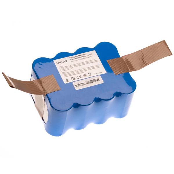 vhbw Akku kompatibel mit Zeco V700 Staubsauger Blau | (2200 mAh, 14,4 V, NiMH)