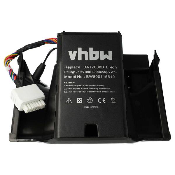 vhbw Akku kompatibel mit Cub Cadet L.K600 Rasenroboter Rasenmäher | (3000mAh, 25,6V, Li-Ion)