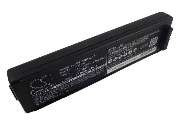 vhbw Akku kompatibel mit Canon LK-62 | Drucker, Kopierer, Scanner, Etiketten-Drucker 2200mAh (11,1V, Li-Ion)