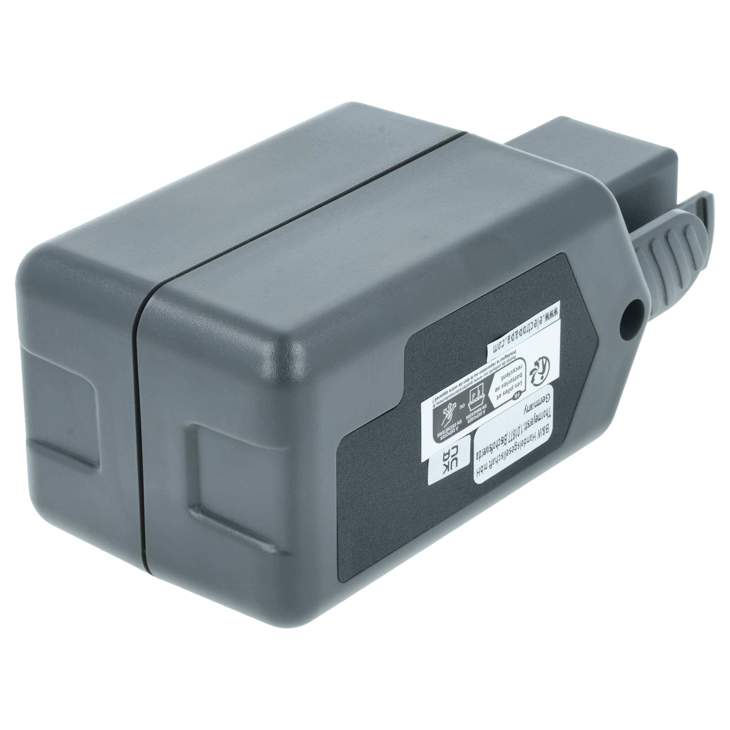 vhbw Akku Ersatz für Wolf Garten 7420072 | 7420090, Li-Ion Power-Pack 3 für Rasentrimmer Elektrosense (2000mAh, 18V-1