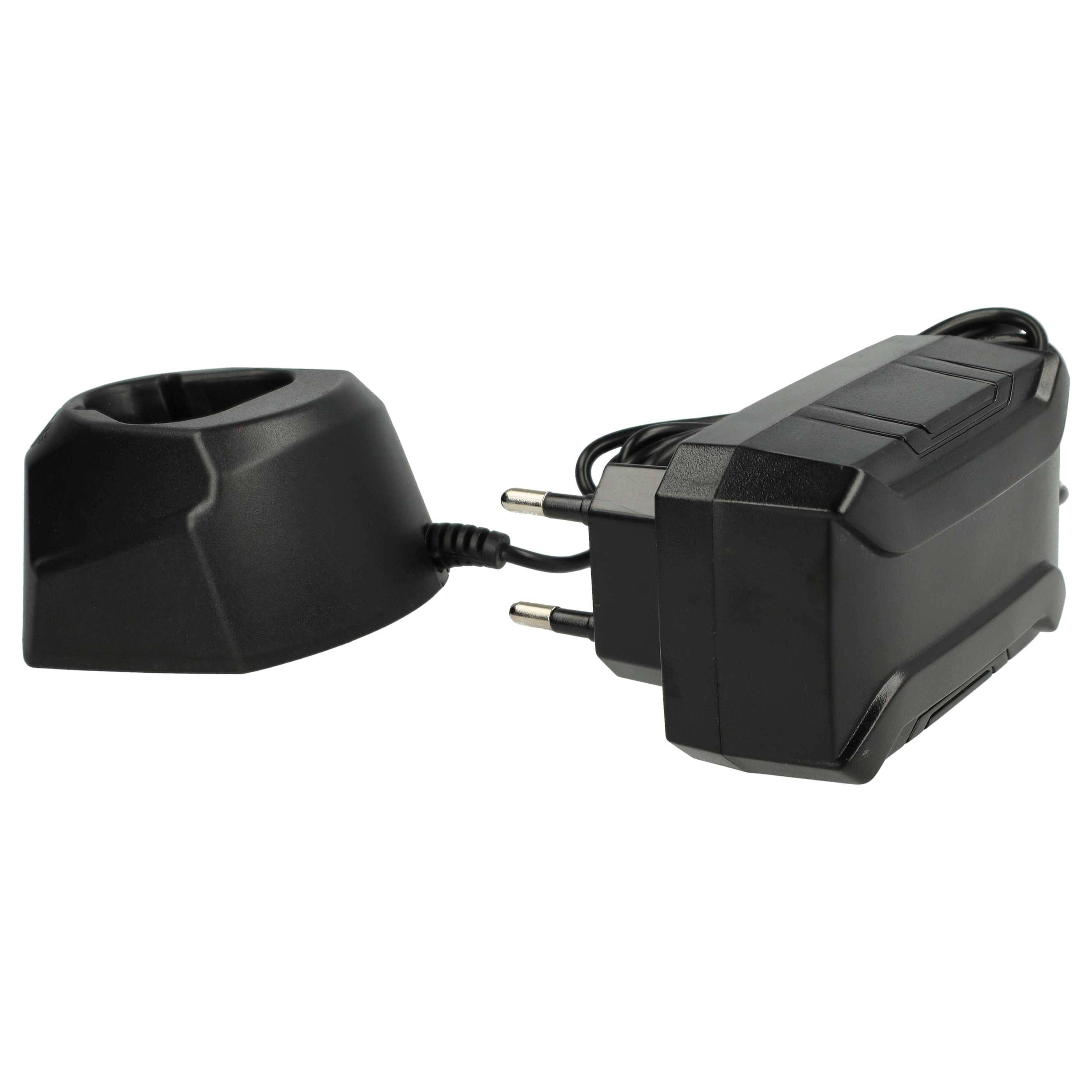 vhbw Ladegerät kompatibel mit Dremel 8200, 8200 Multi Max, 8220, 8300, 8300 Multi Max Werkzeug Akkus - Typ 1-2