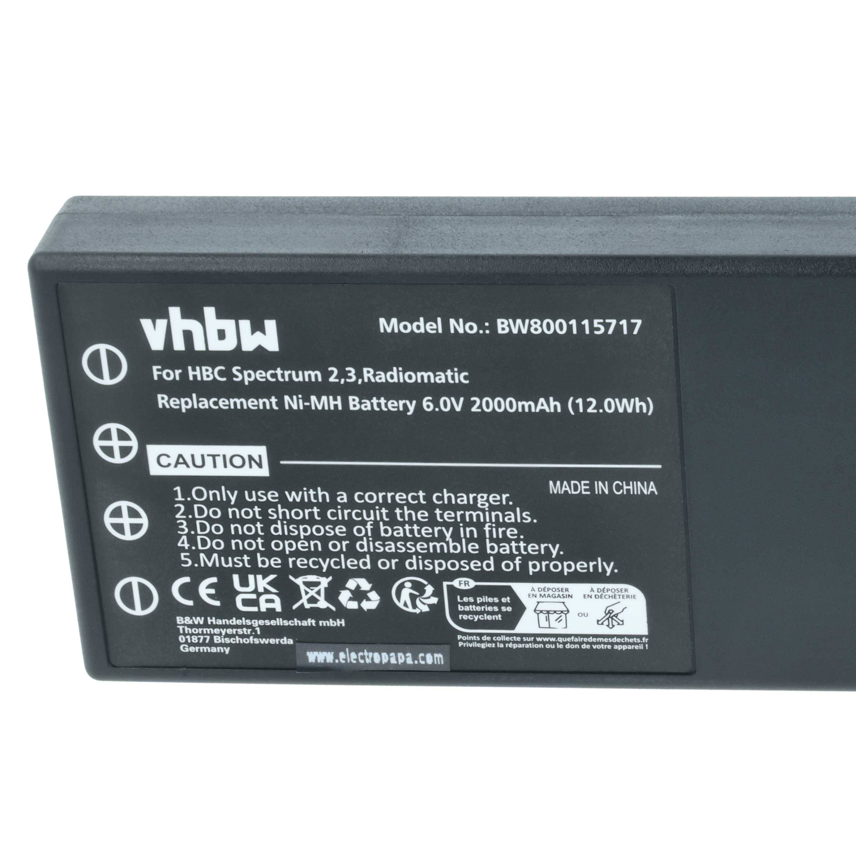 vhbw Akku kompatibel mit Putzmeister NM26C | PM458017, PM471560, PM475060 Industrie-Funkfernsteuerung Fernbedienung-1
