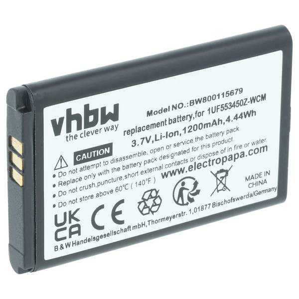 vhbw Akku kompatibel mit Wacom PTH-450-EN | PTH-450-DE, PTH-450-FR, PTH-450-ES, PTH-450-NL, PTH-450-IT Tablet Pad (1200