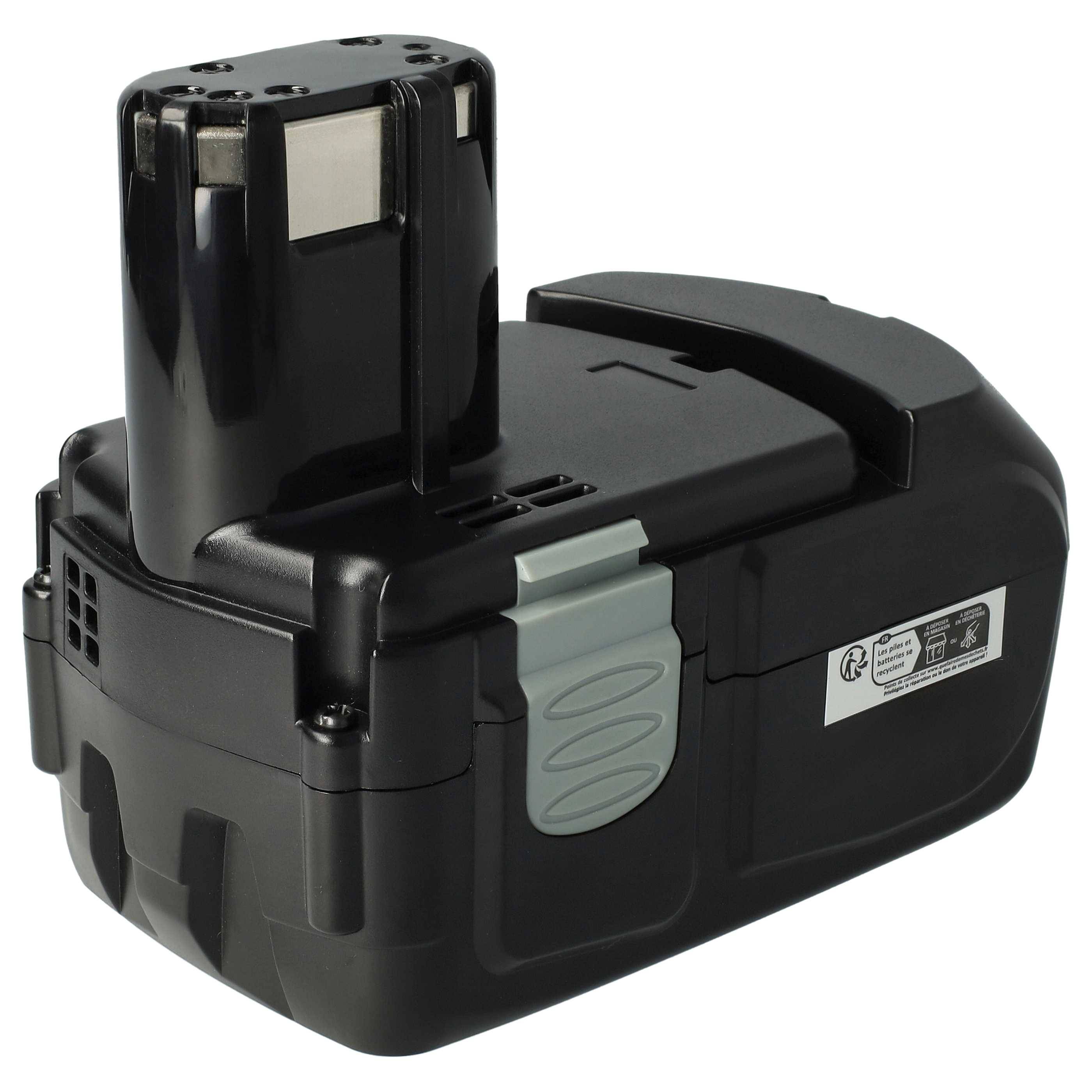 vhbw Akku kompatibel mit Hitachi WH18DLP4 | WR18DLP4, WR 18DMR, WH 18DMR, WR 18DL, WH 18DL Werkzeug (3000 mAh, Li-Ion-1