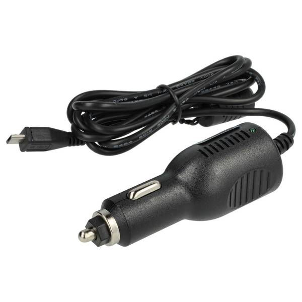 vhbw KFZ-Ladekabel kompatibel mit Becker Active 45 | 50 Navigationsgerät - 12V Ladegerät Schwarz
